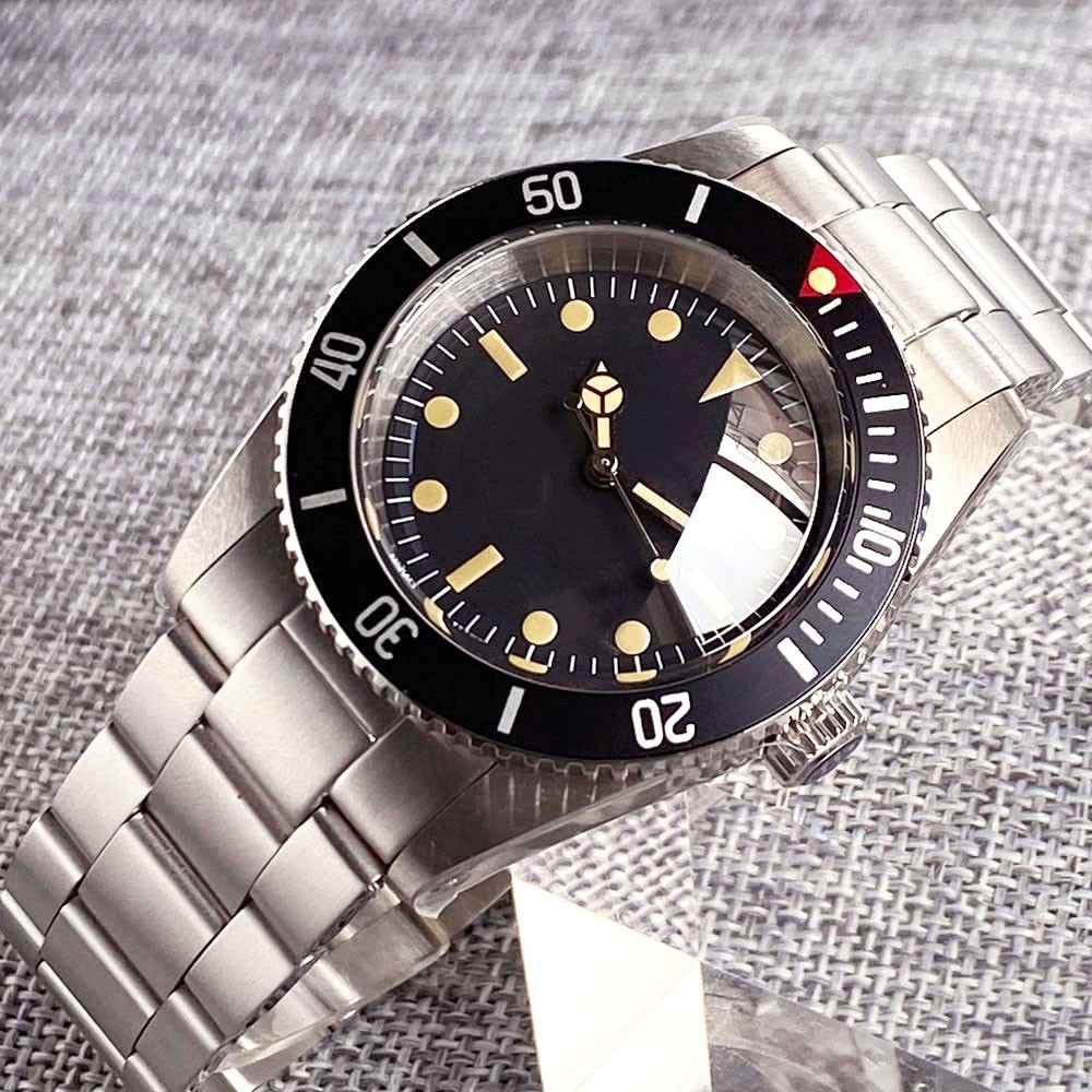 Tandorio New 38mm Sapphire 20ATM Stainless Steel NH35/PT5000 Automatic Men Watch