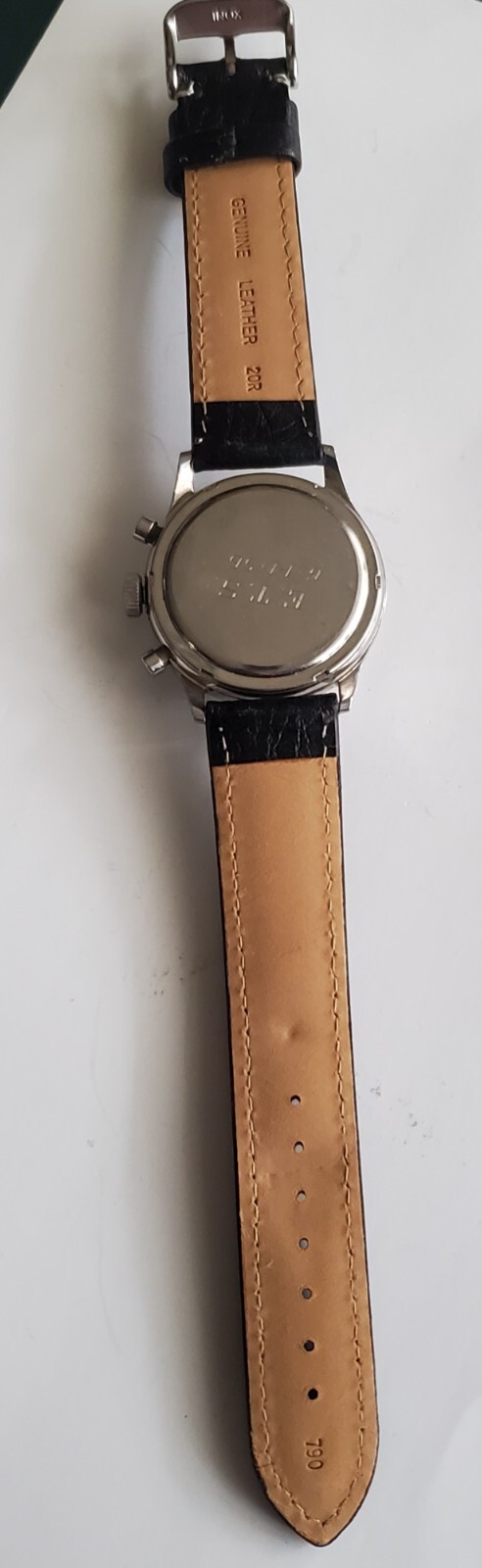 Vintage SS Gallet Multichron “Jim Clark” 3 Register Excelsior Park Chronograph