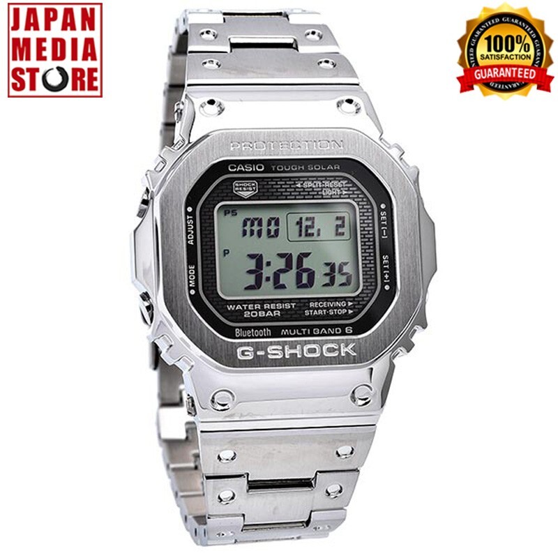 Casio G-SHOCK GMW-B5000D-1JF Stainless Steel Bluetooth Digital Men Watch JAPAN