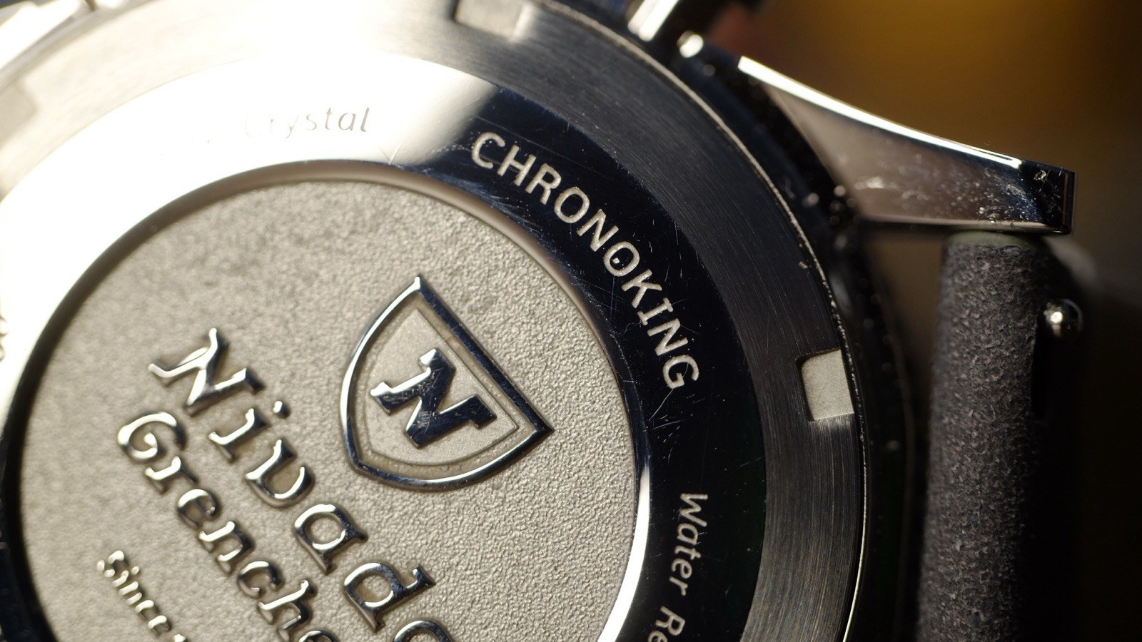 Nivada Grenchen Chronoking Meca-Quartz x Hodinkee Limited Edition Grey Glow