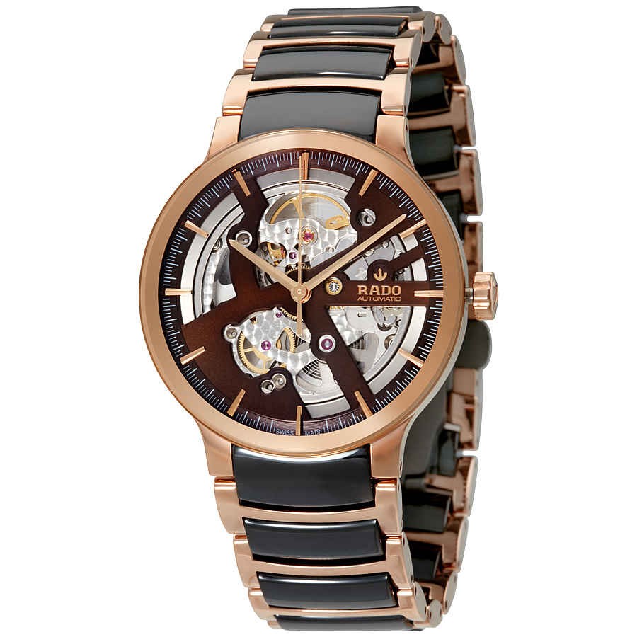 Rado Centrix Automatic Brown Skeleton Dial Men’s Watch R30181312