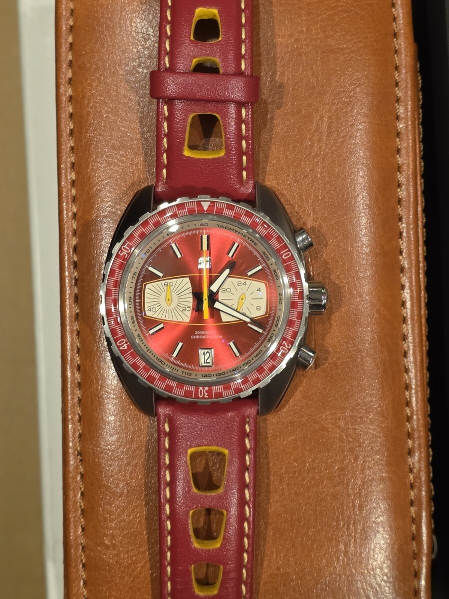 [B1Y] Straton Sync Red Watch Chronograph [x4n]