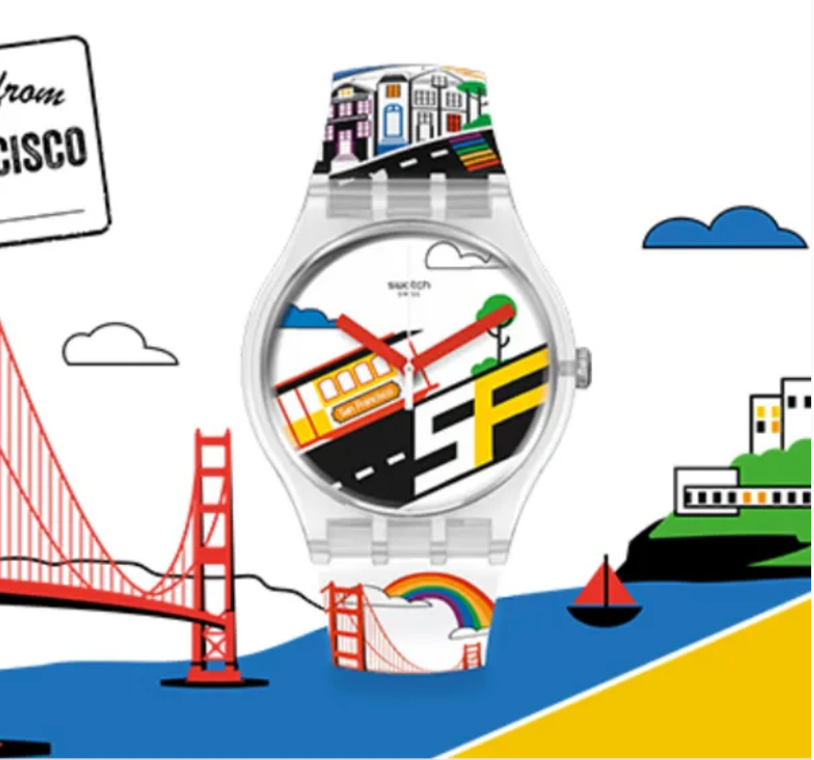 Swatch – Greetings from San Francisco – SO29Z103 – 2021 – Special Canvas Bag