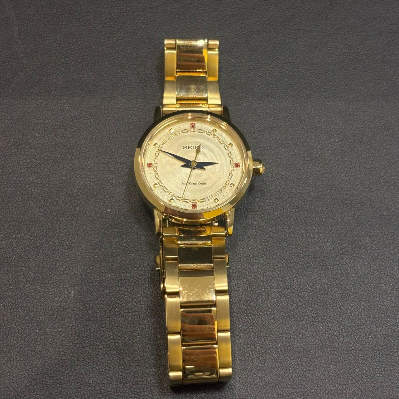 Rare SEIKO Fate/Grand Order Archer Gilgamesh Gold Watch Limited Japan Used
