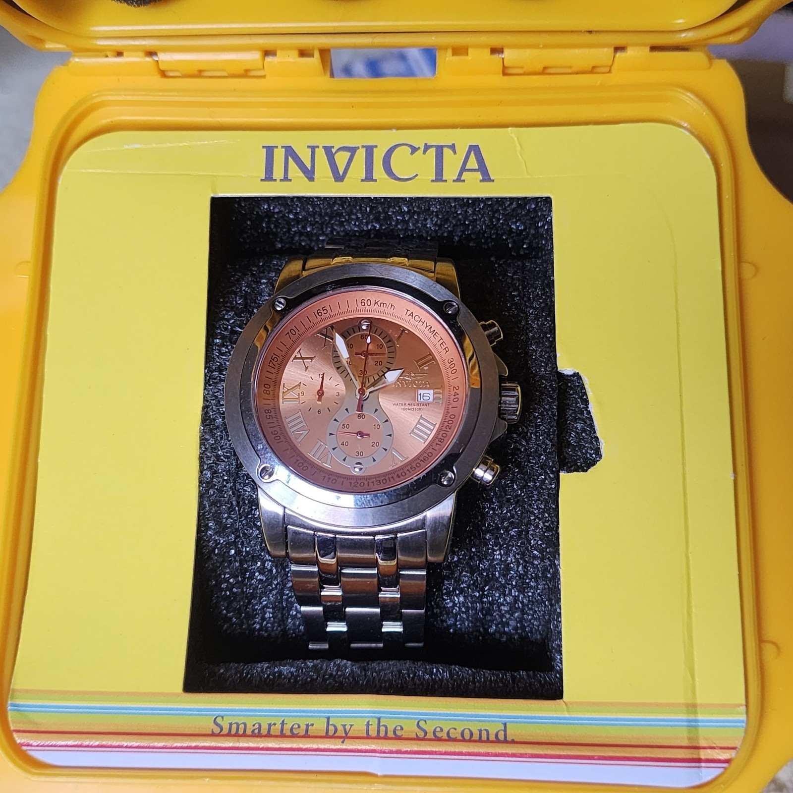 INVICTA WATCH 4893 CHRONOGRAPH w BOX L@@K