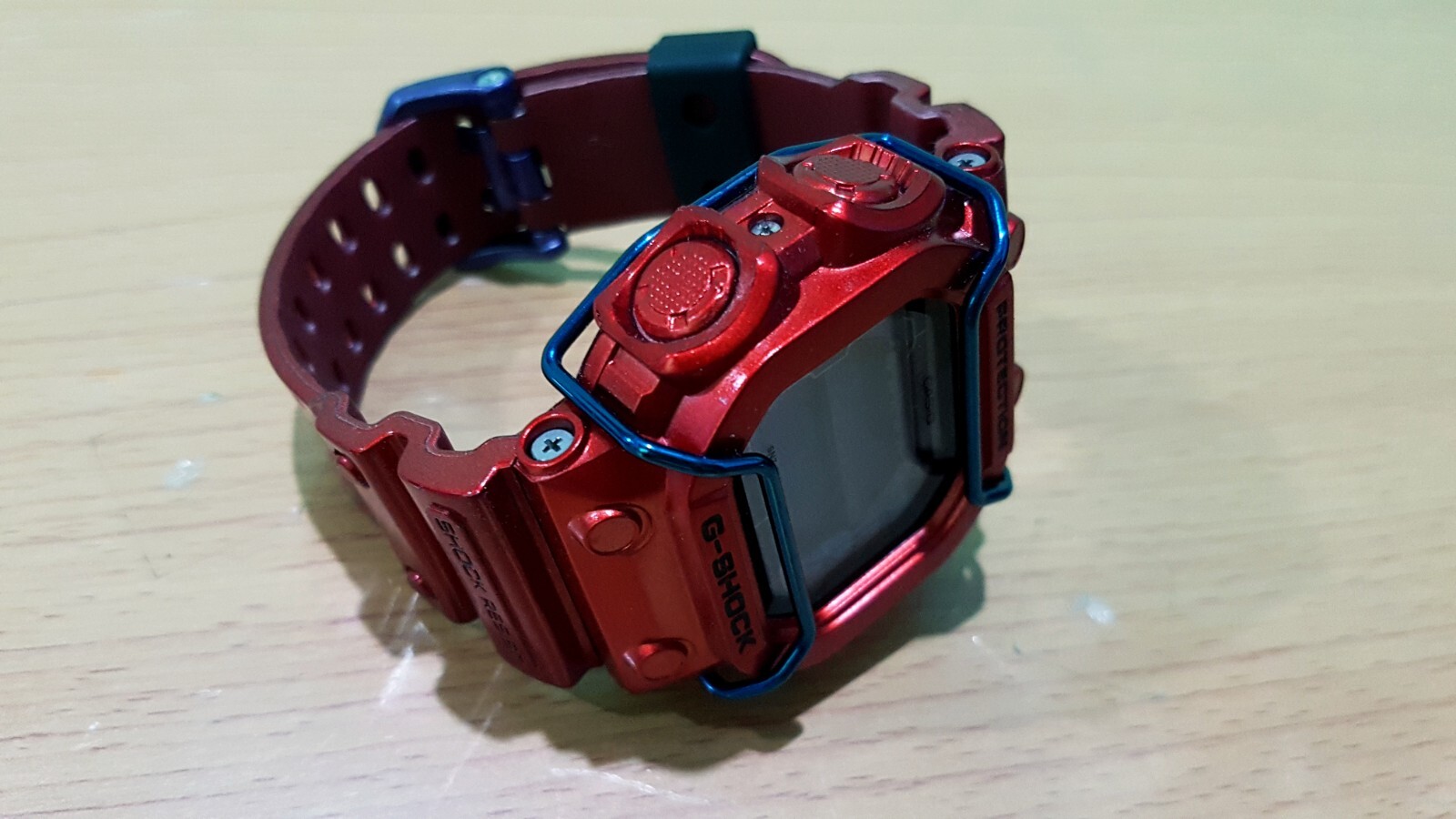 G-Shock King Solar GX-56 Unique Customs Optimus Blue Red Metallic Silver Carbon