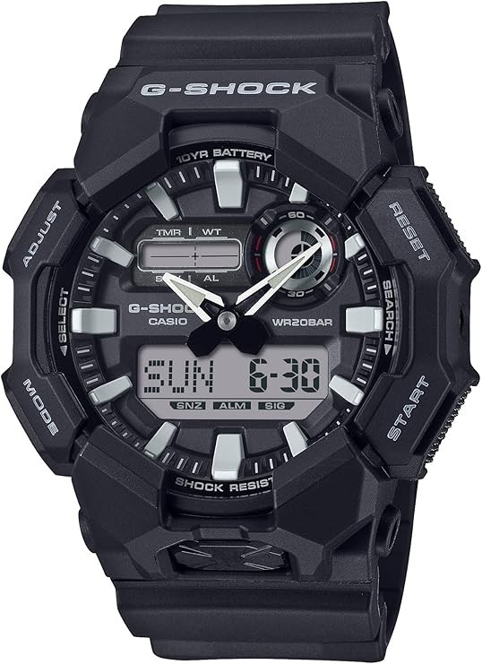 Casio G-Shock Long-Life Battery Watch Biomass Plastic, GA-010-1AJF Men’s Black