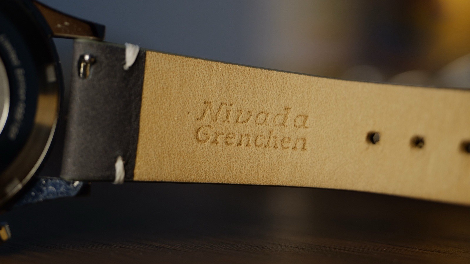 Nivada Grenchen Chronoking Meca-Quartz x Hodinkee Limited Edition Grey Glow