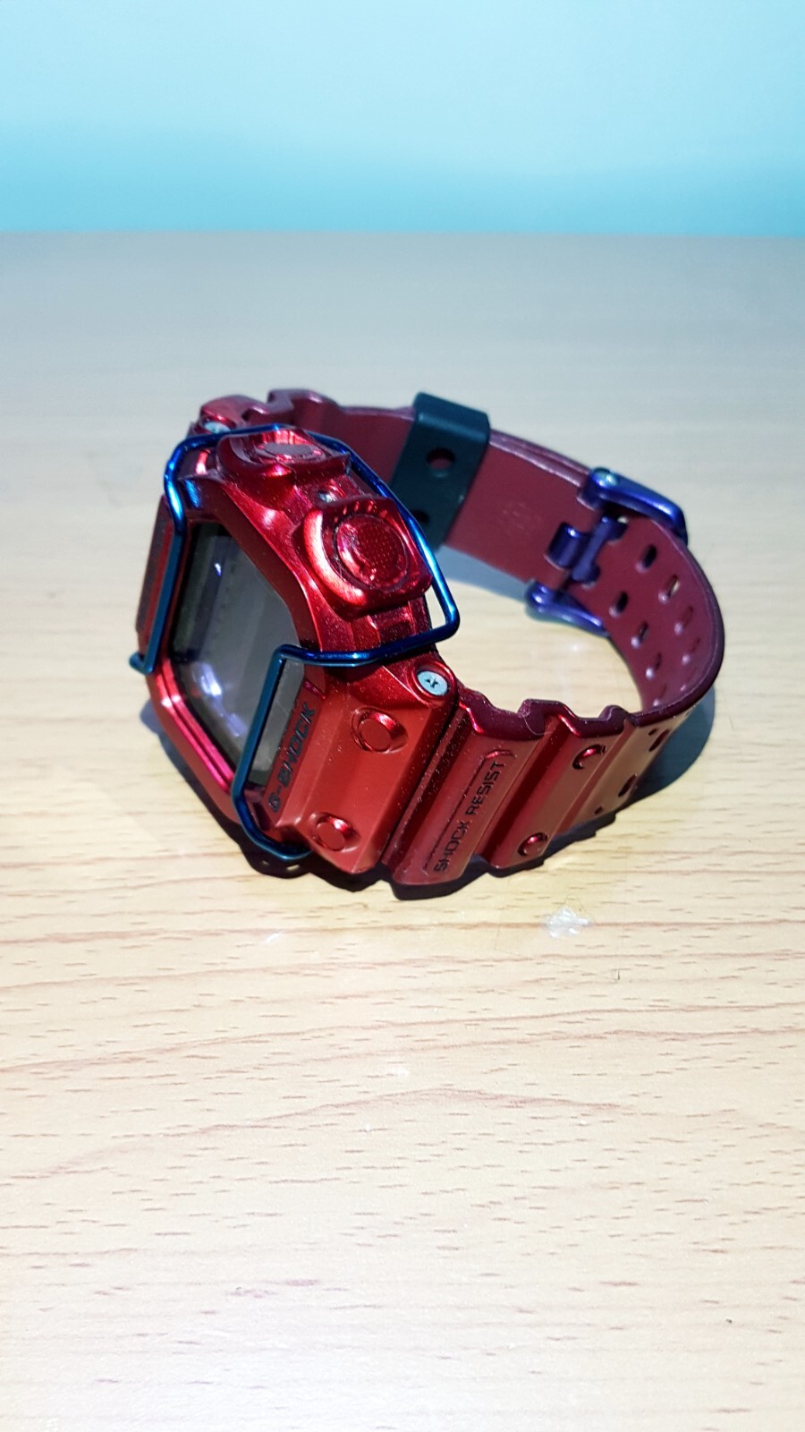 G-Shock King Solar GX-56 Unique Customs Optimus Blue Red Metallic Silver Carbon