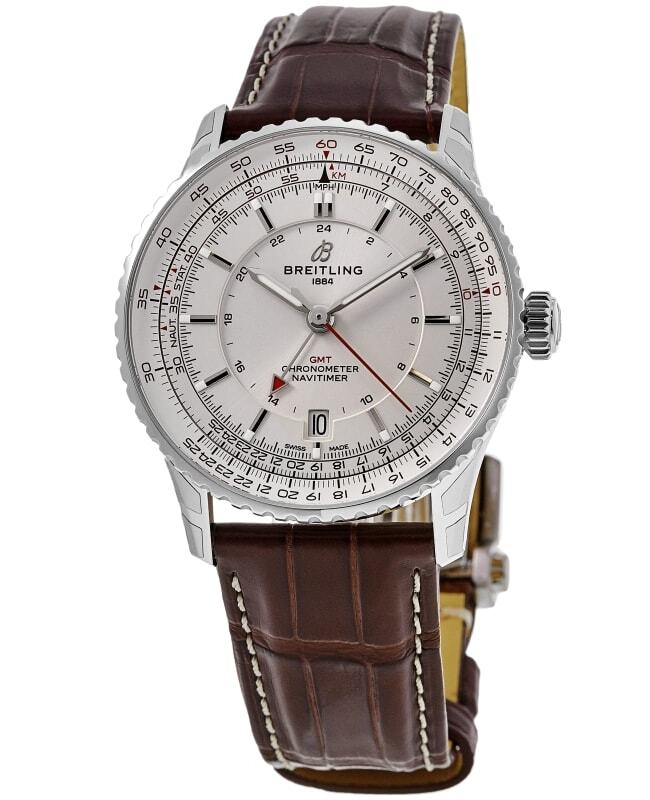 New Breitling Navitimer Automatic 41 GMT Beige Dial Men’s Watch A32310211G1P1