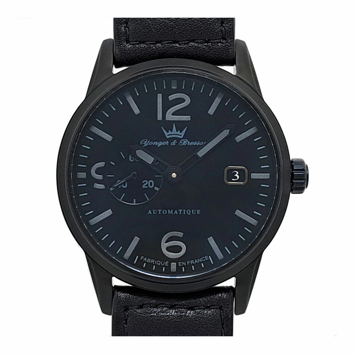 Yonger and Bresson Extreme YBH8352 Stainless Steel 42mm Black Dial #TSW029