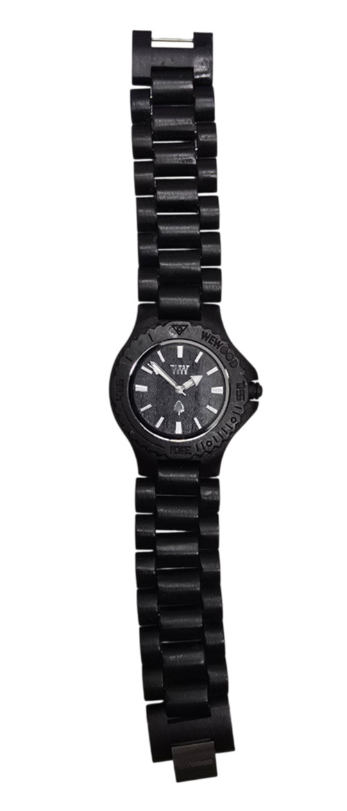 WEWOOD We Wood 100% Natural Wood Watch Dark Brown Finish