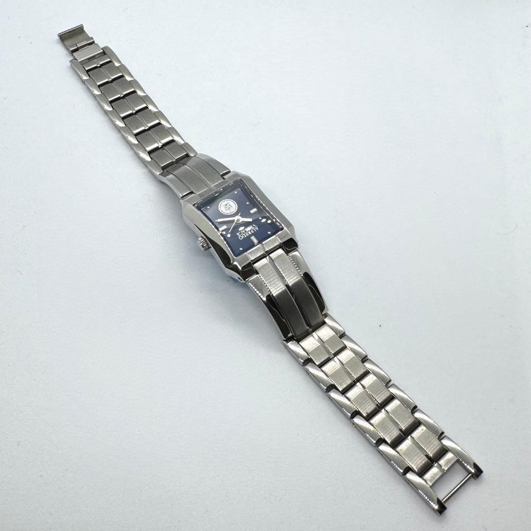 Alfredo Versace Navy Square Quartz Watch Deadstock Unisex 17cm 2x25cm