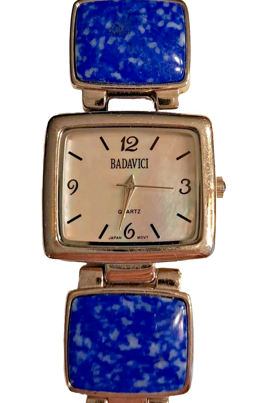 Badavici Ladies Multicolor Mother of Pearl Blue Quartz Watch 7 1/2″