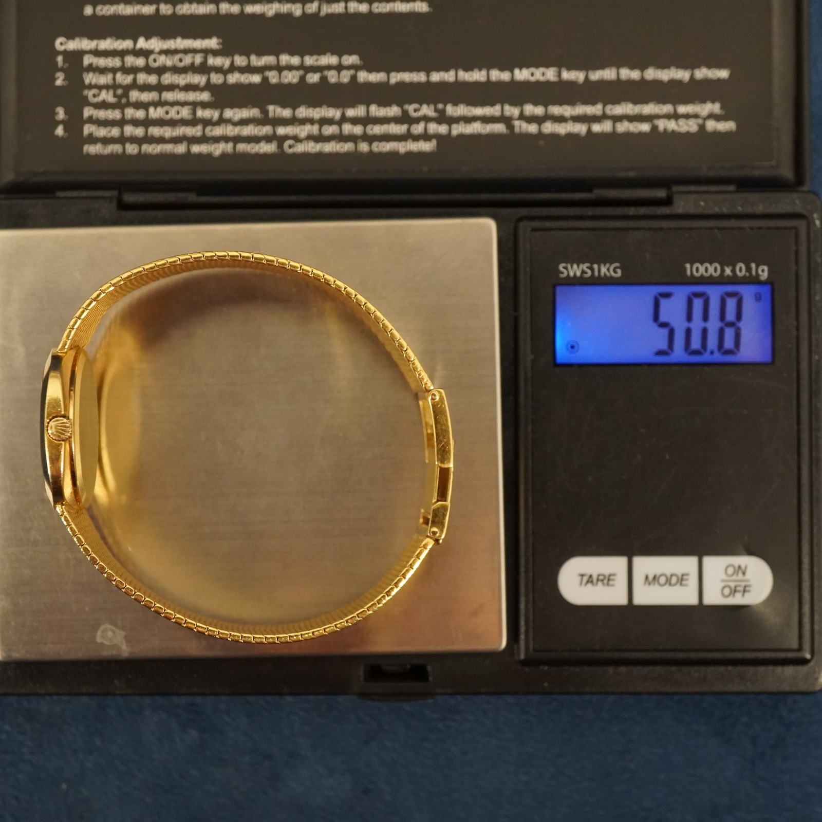 Rolex Cellini 18k Yellow Gold Ref.3762 J Manual Wind Cal.1600 Vintage 1969