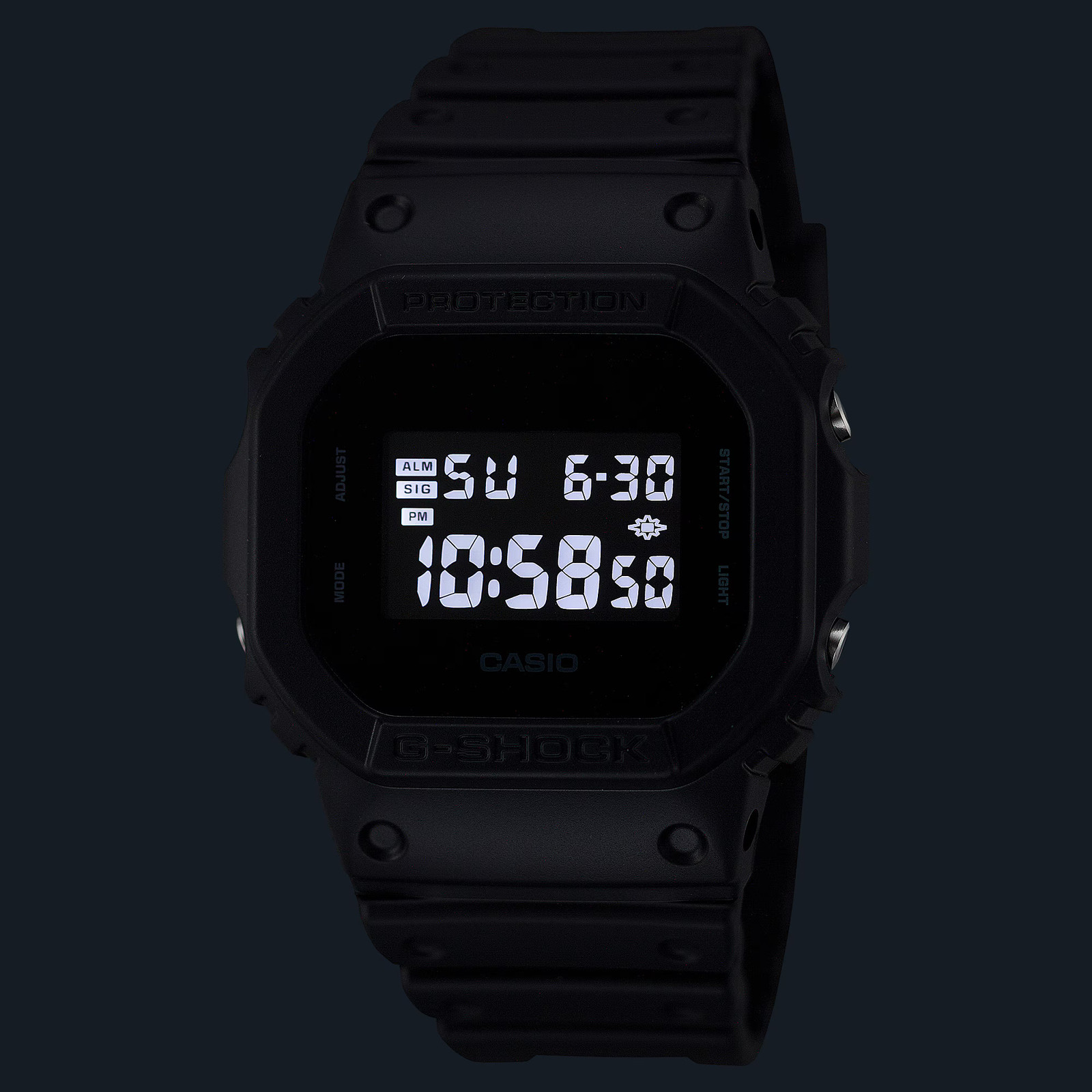 CASIO G-Shock Watch Digital Rubber Black Watch DW-5600UBB-1 | 5600 SERIES