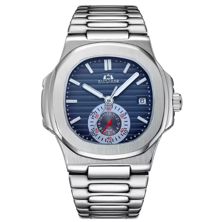 PAULAREIS Automatic Mechanical Stainless Steel Watch For Men Luxury Date Watch