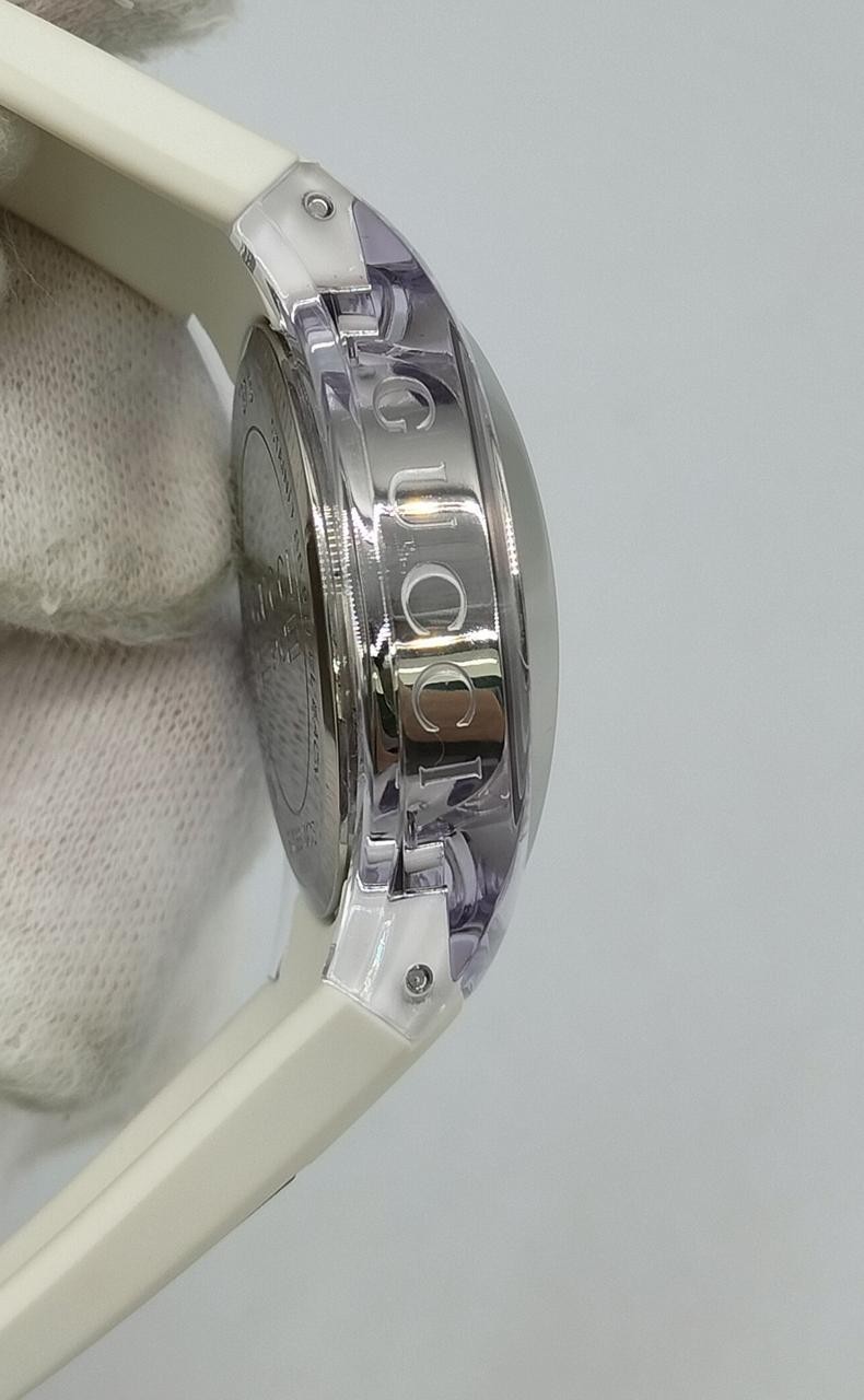 [A3N] Gucci Sync 137.3 Quartz Analog Date Rubber Band Men Watch [r9n]