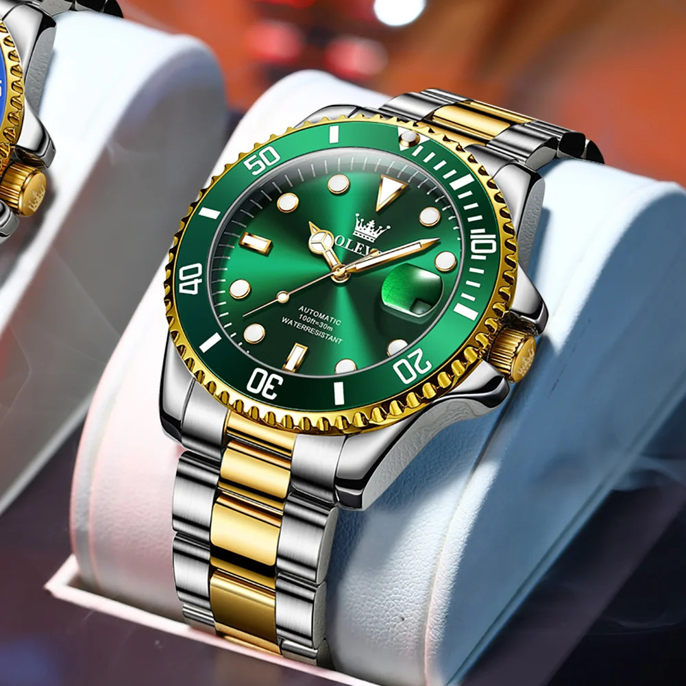 6650 Luxury Automatic Watch Men Mechanical Movement Waterproof Sports Top Brand