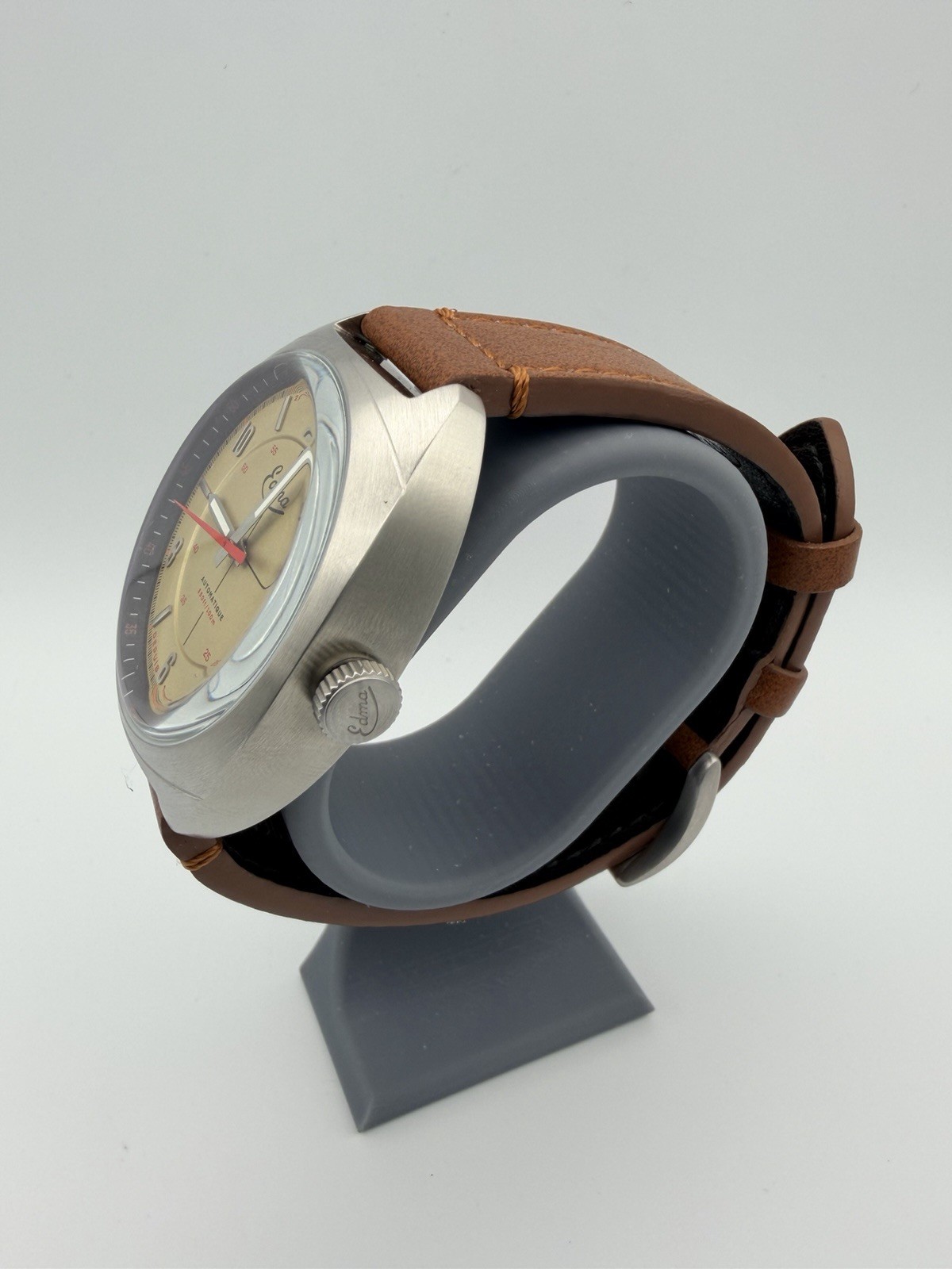 Swiss-made Edma automatic watch with TMI NH15A Japanese auto movement-21 jewels