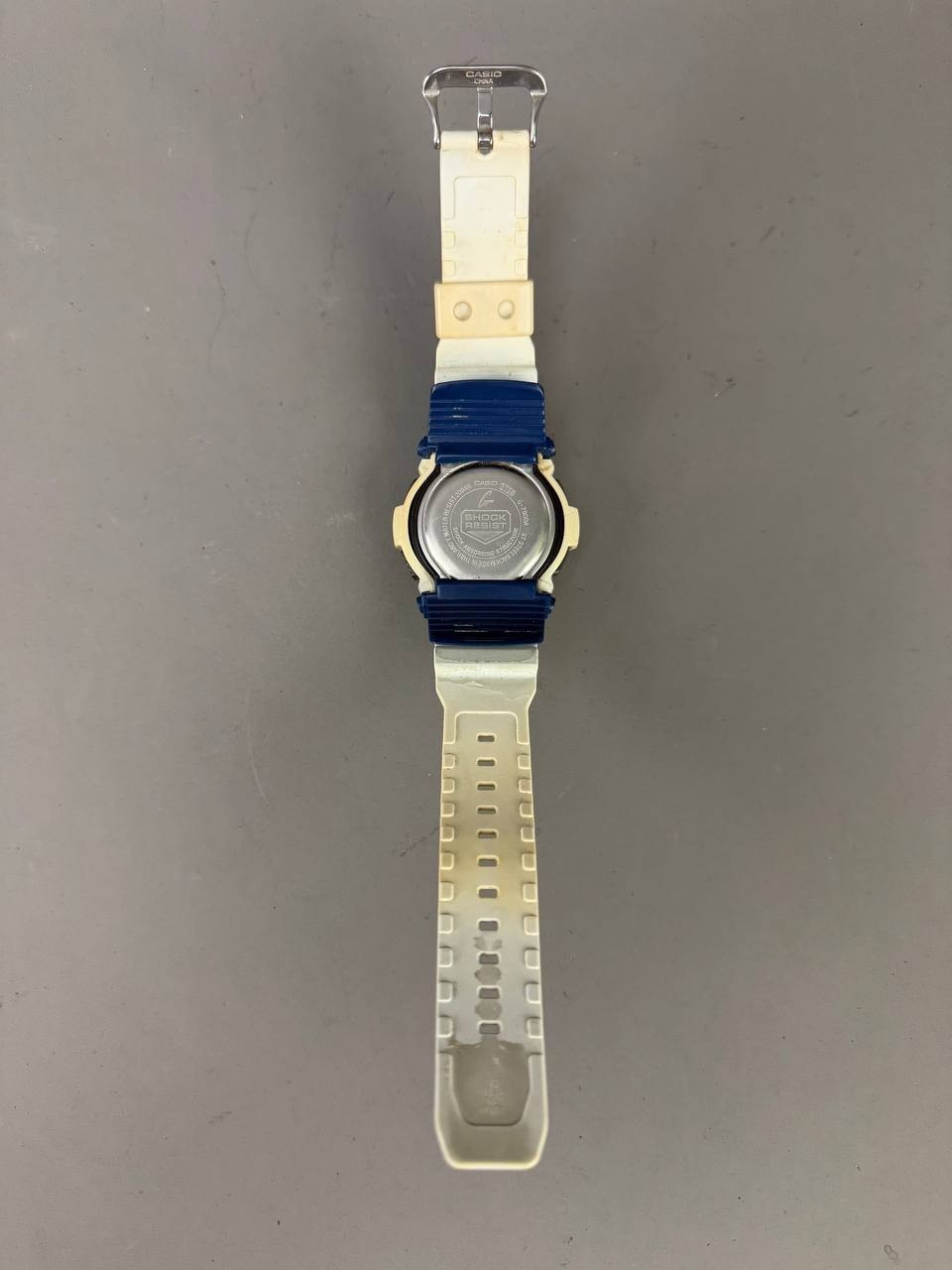 Rare Casio G-Shock G-7900A Tide Graph White 3194 Blue & Off White