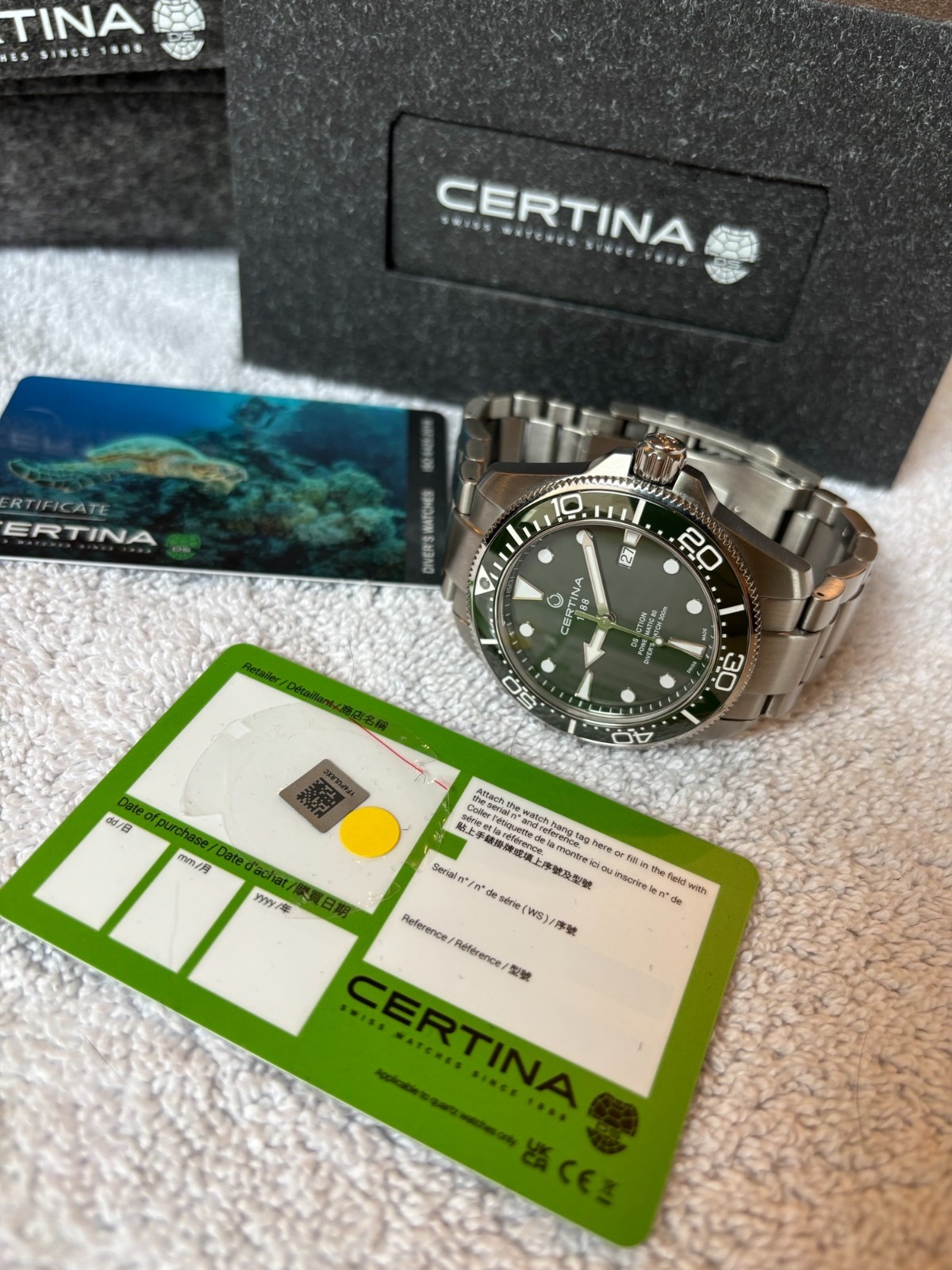 Certina Automatic DS Action Diver 43mm Powermatic 80 Mint condition