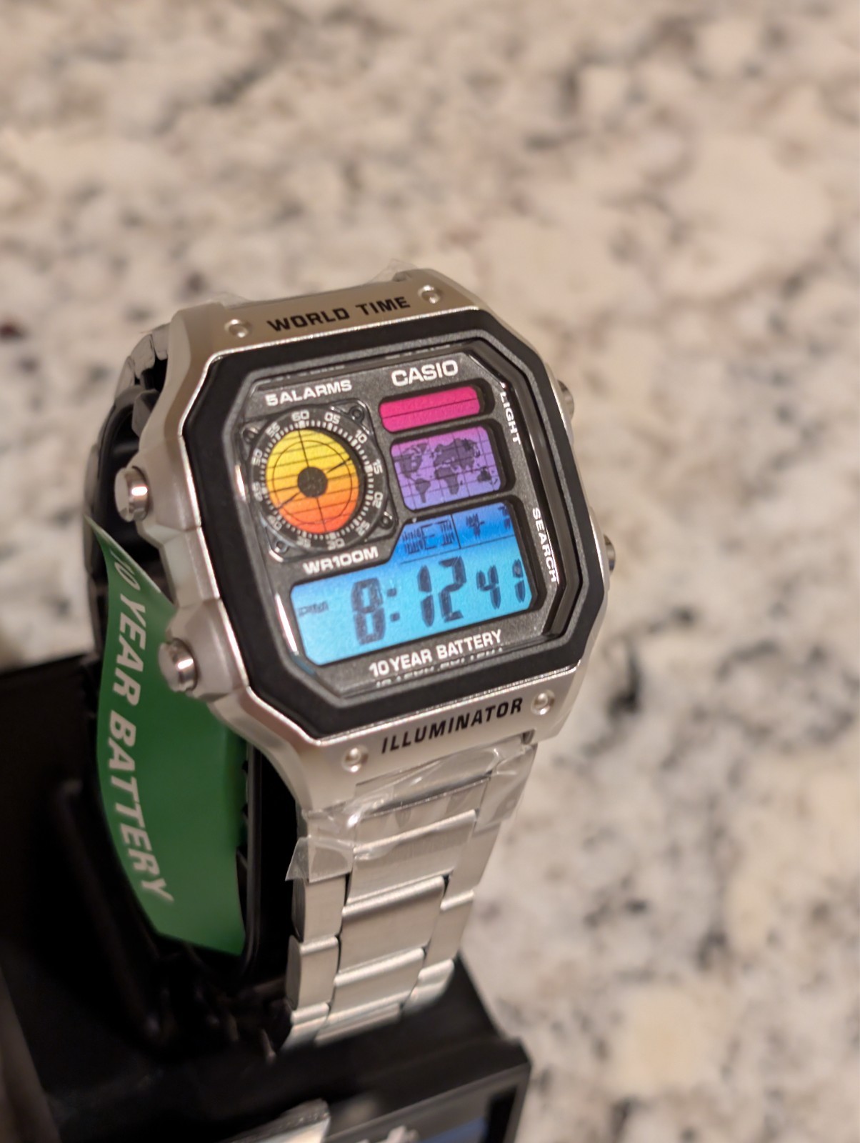 CASIO AE-1200WHD 1-A. Royale Watch Mod..Sunset Dial Mod.