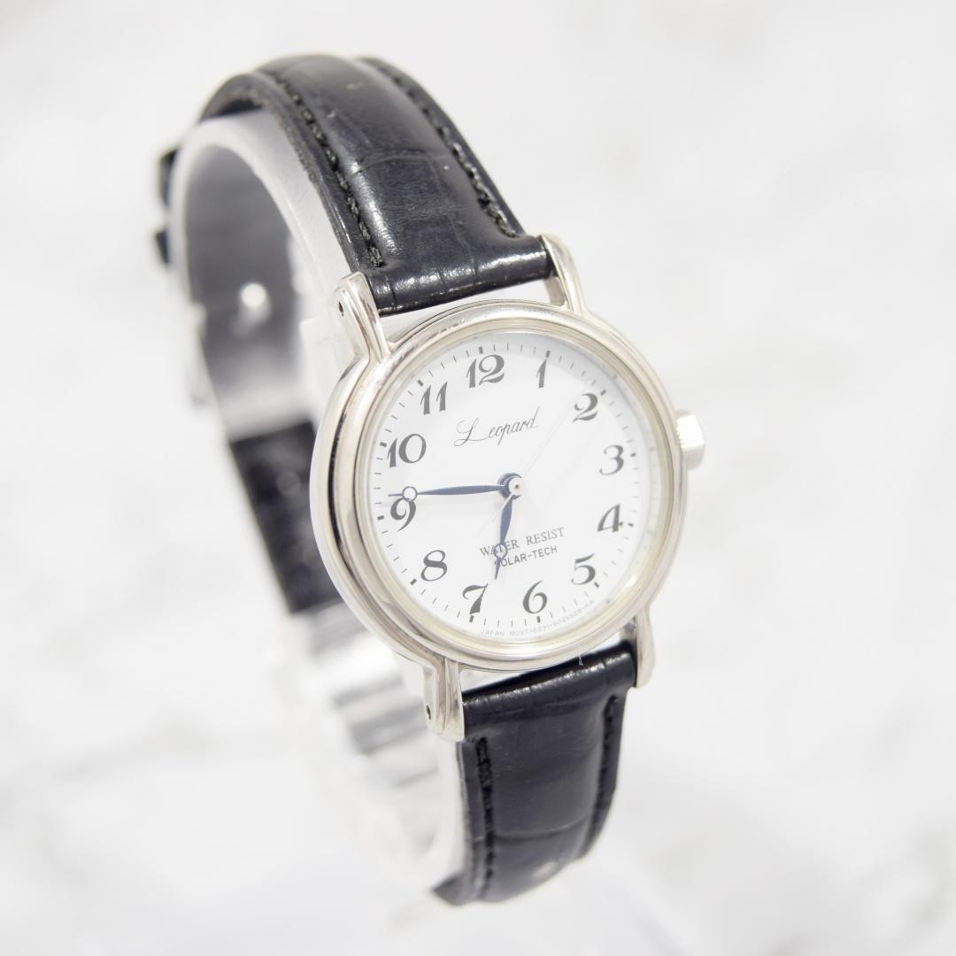 CITIZEN Leopard E031 S027055 HSB Watch Stainless Steel Leather White