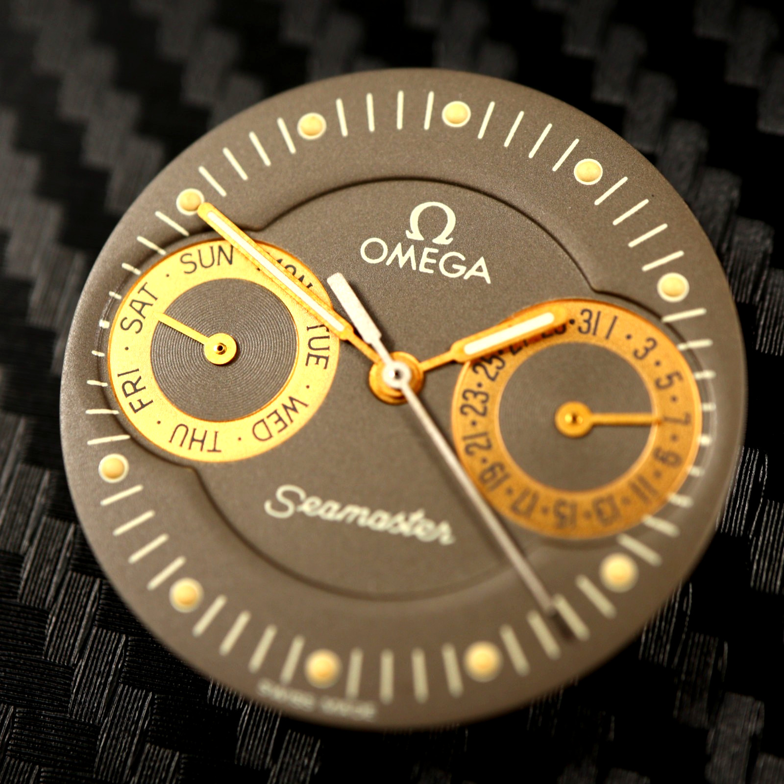 OMEGA SEAMASTER POLARIS Cal. 1444 & 1445 Swiss Gray Watch Dial & Hands 24.5MM