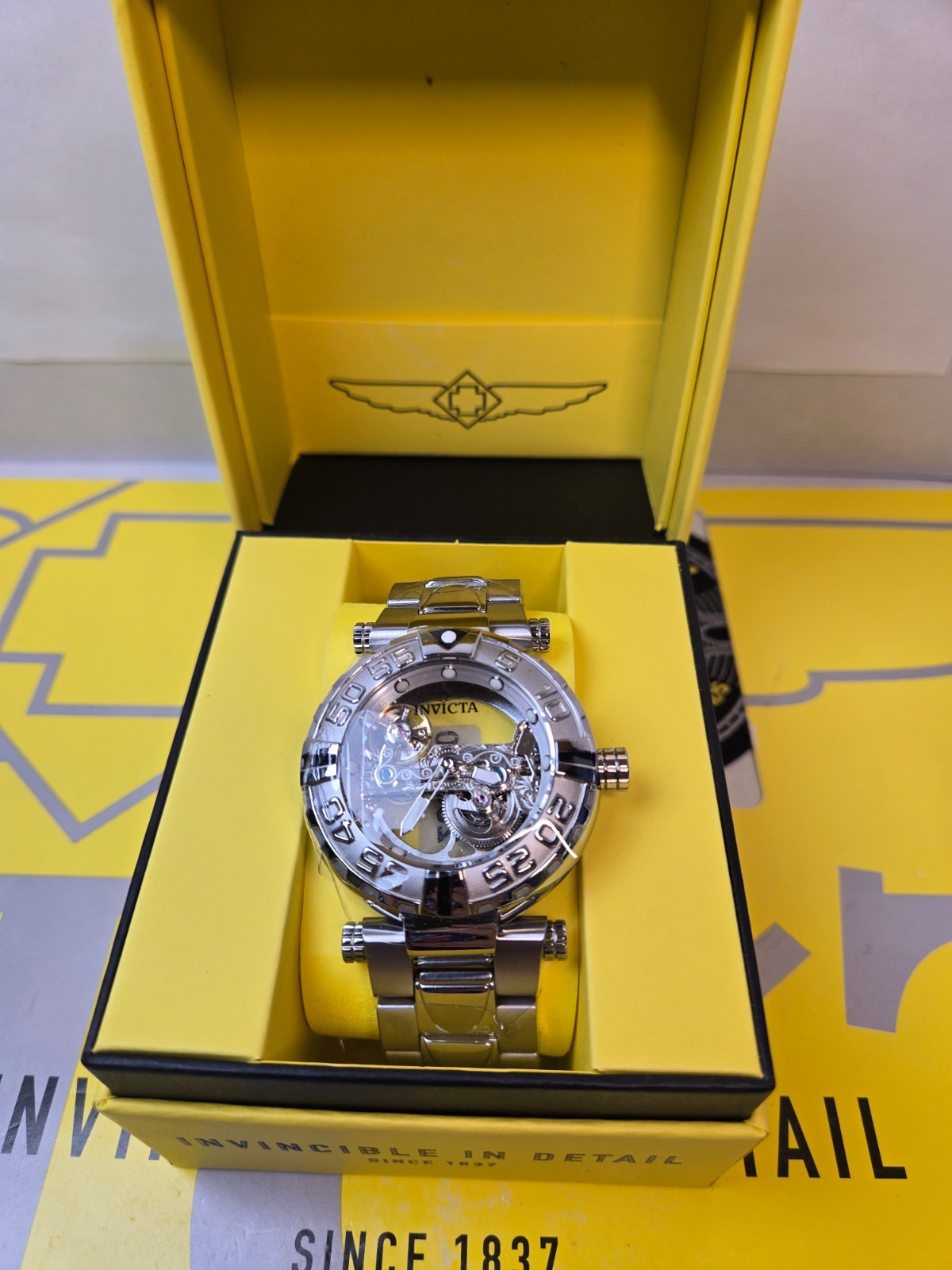 Invicta Subaqua Nebula Automatic Men’s Watch 47mm Steel w/ Skeleton Dial NEW!!!