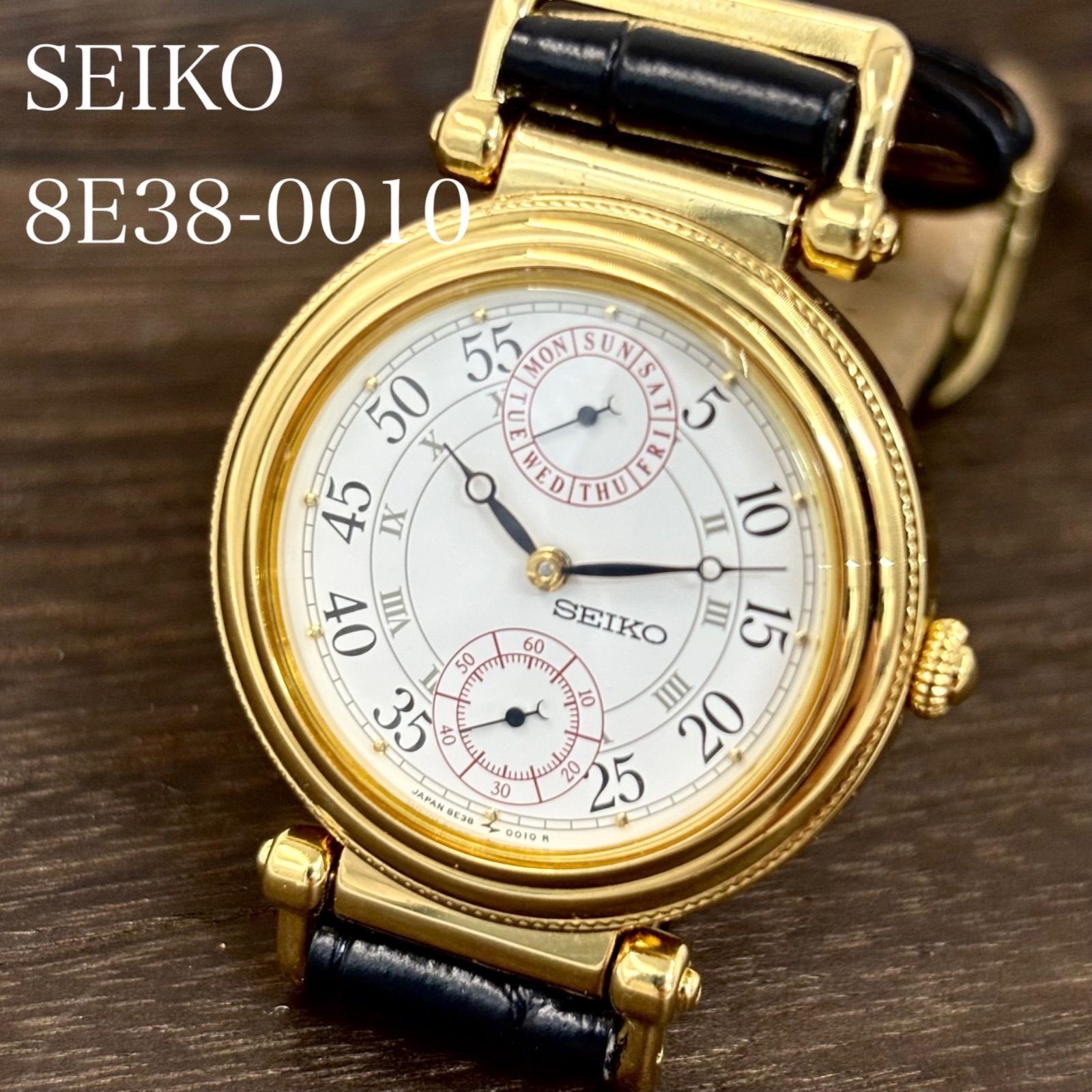 Seiko Nouveau Quartz Watch 31mm Cal 8E38 wrist 23cm Japan NB/NA