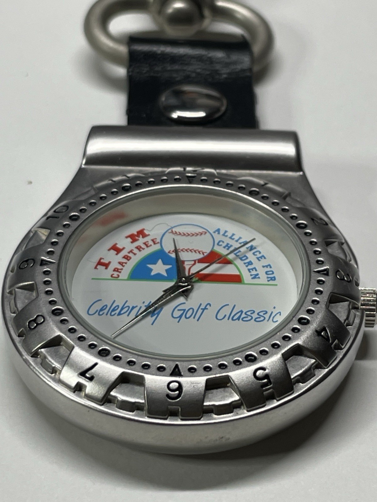 Tim Crabtree Celebrity Golf Classic Keychain Watch New Battery