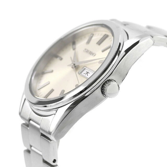SEIKO Selection SBTH007 Day-Date Analog Quartz Champagne Gold Dial 37.4mm Watch