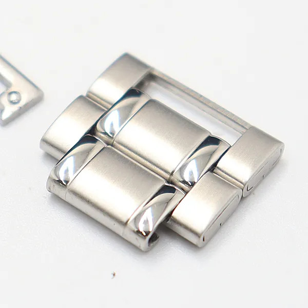 Excellent condition Seiko 5 original strap, 2 links, for 7S26-01H0 15mm, silver