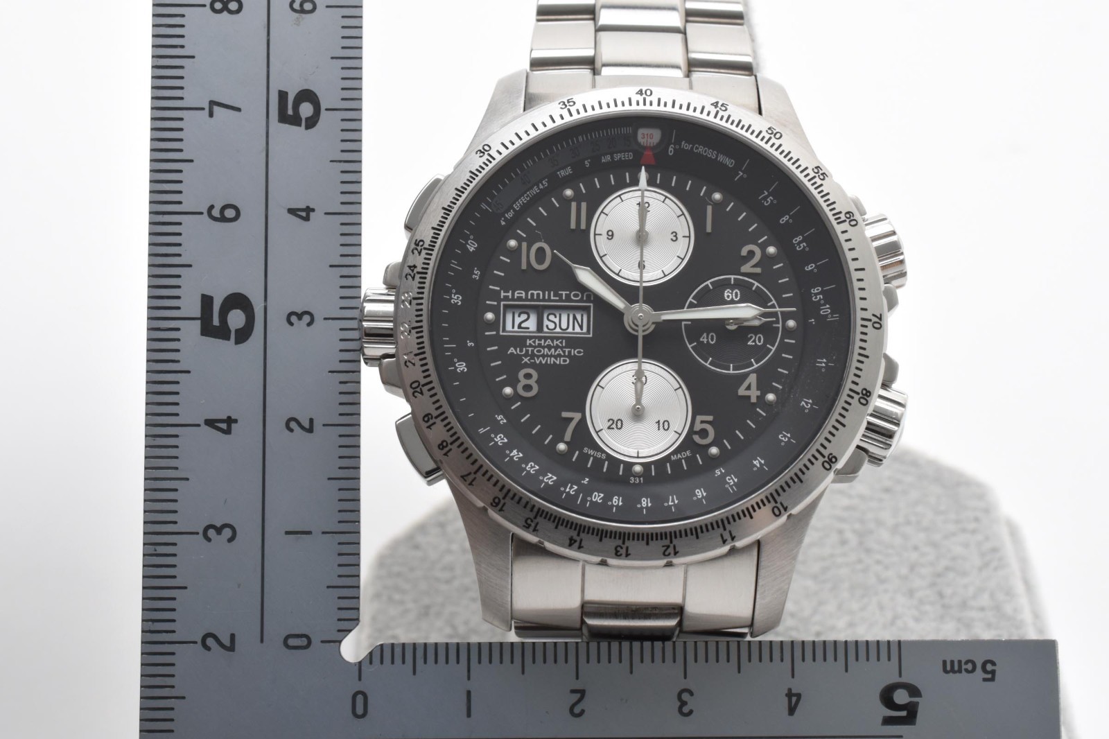 [Box,Paper] MINT Hamilton Khaki X-Wind Auto Chronograph Men’s Watch Japan