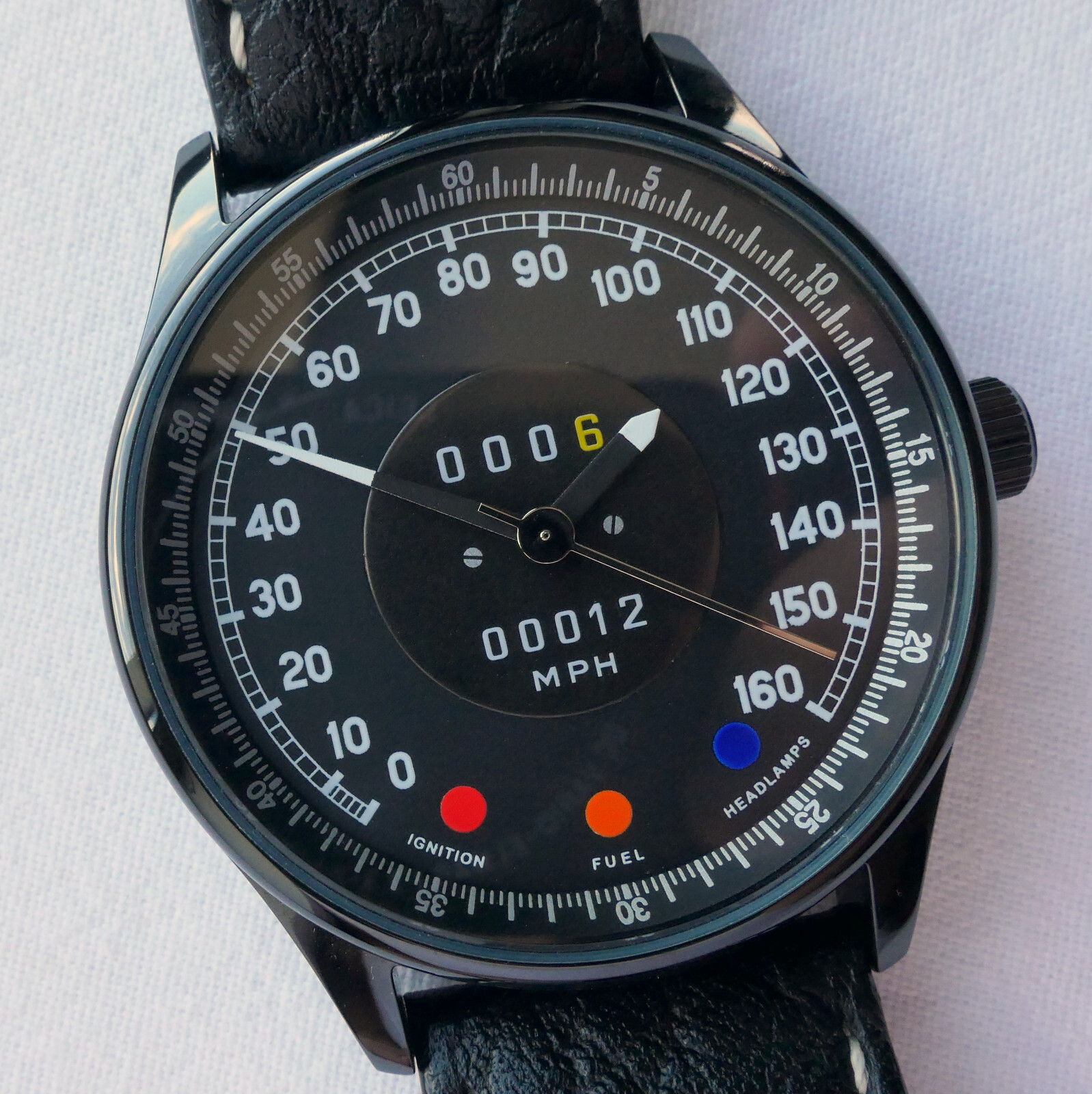 Jaguar XK-E E Type Classic British Car Speedometer Accessory Automatic Watch