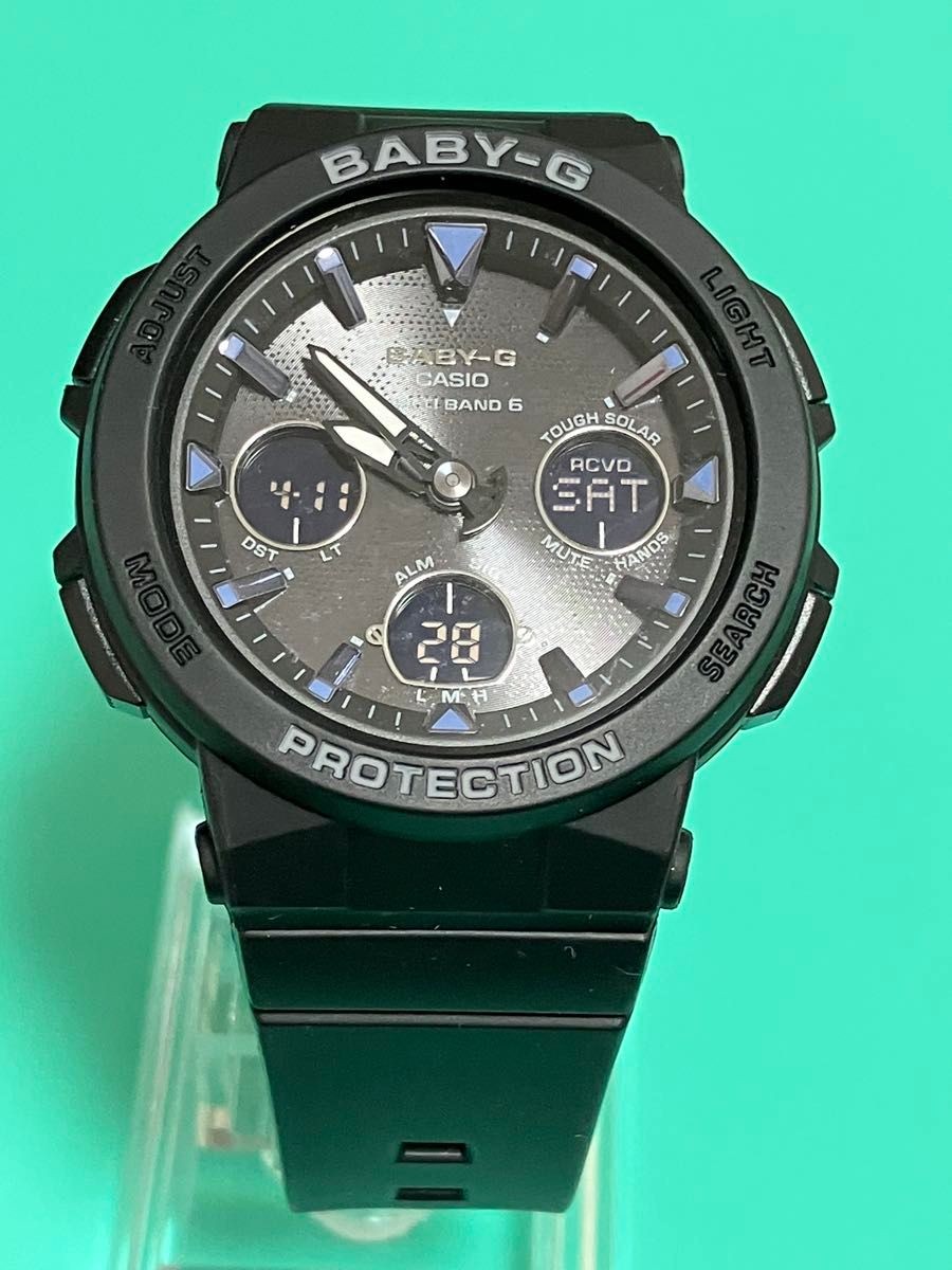 CASIO BABY G BGA 2500 1AJF radio solar CASIO black wristwatch Baby G multifuncti