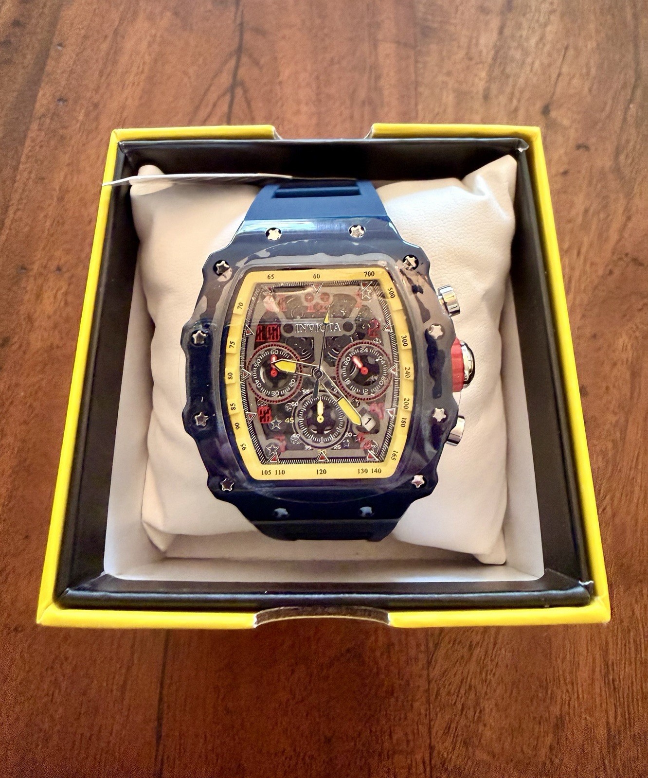Invicta Racing 69739 Men’s Watch – Quartz – Acrylic with Silver Dial