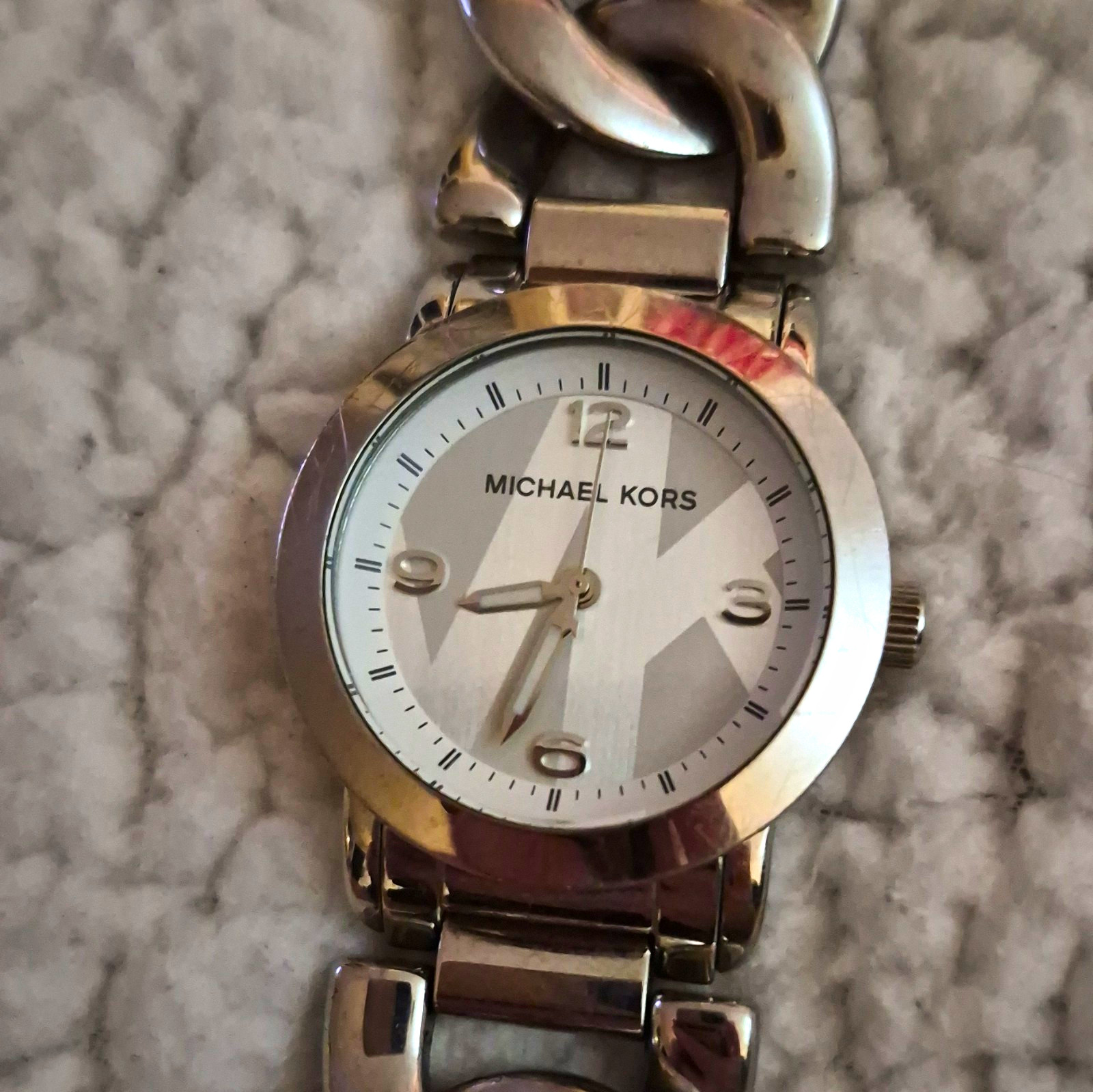 Michael Kors Women’s MK-3160 Quartz Analog 26mm Stainless Steel Bracelet 50m