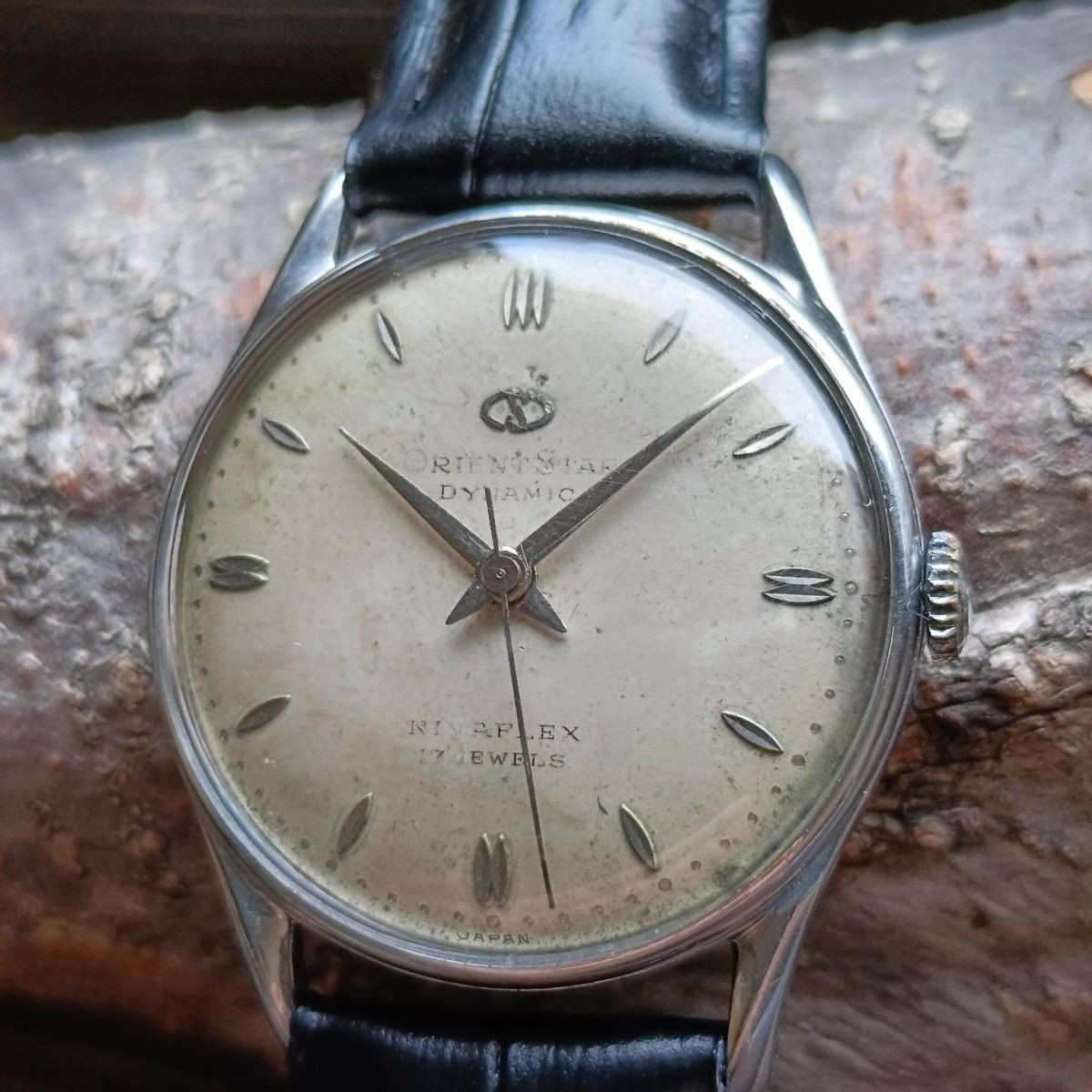 ORIENT STAR Dynamic T14008 Hand Wind 17 Jewels Vintage Watch OH Serviced Japan