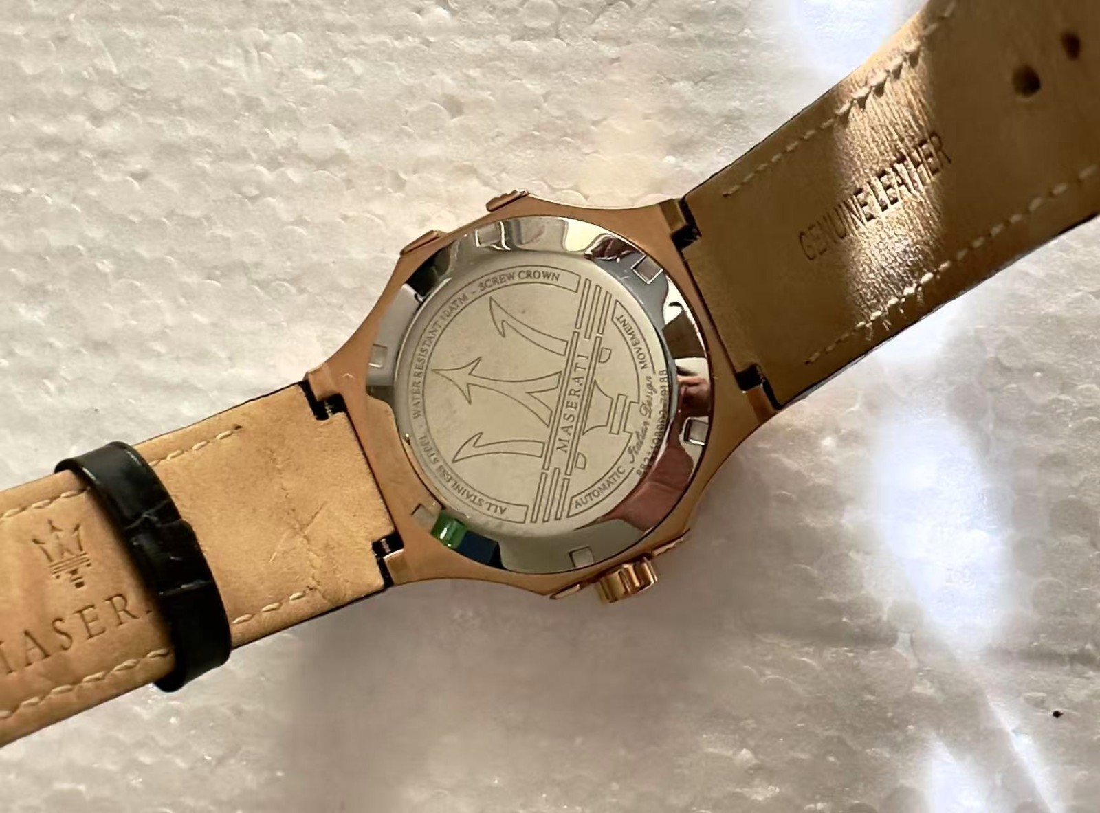 Maserati Potenza Automatic Skeleton Watch R8821108002 RoseGold Full Set BoxPaper