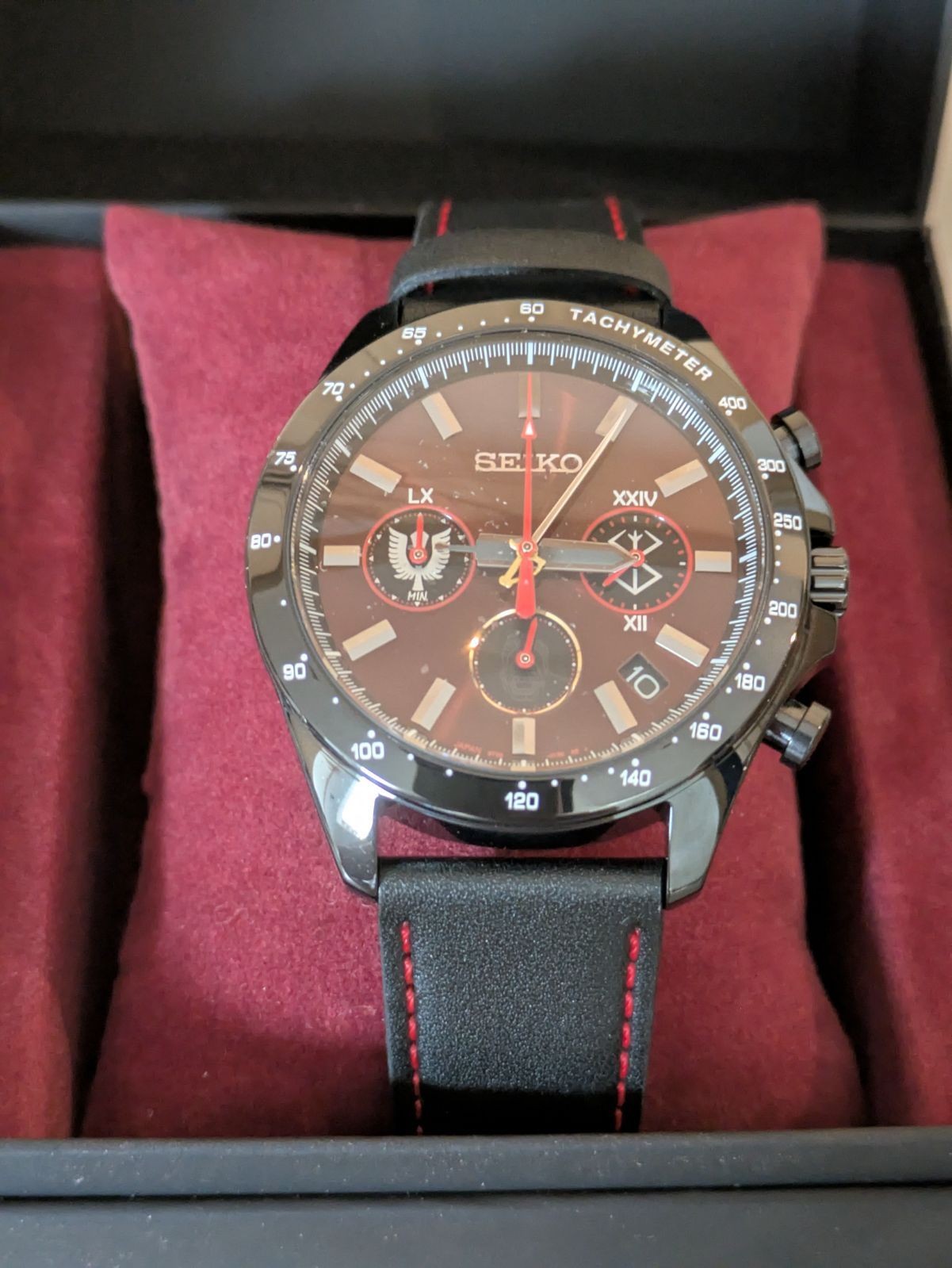 SEIKO Berserk Chronograph Watch Limited 300 New Unused Rare Anime Japan