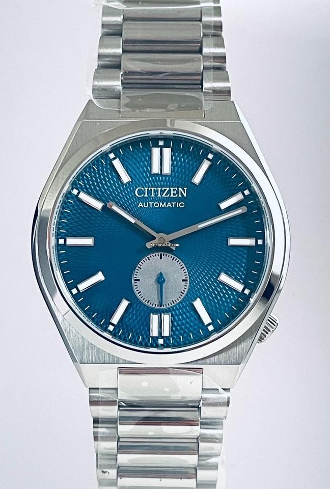 Citizen Tsuyosa NK501051L Mens Stainless Steel Blue Analog Dial Wristwatch 40mm