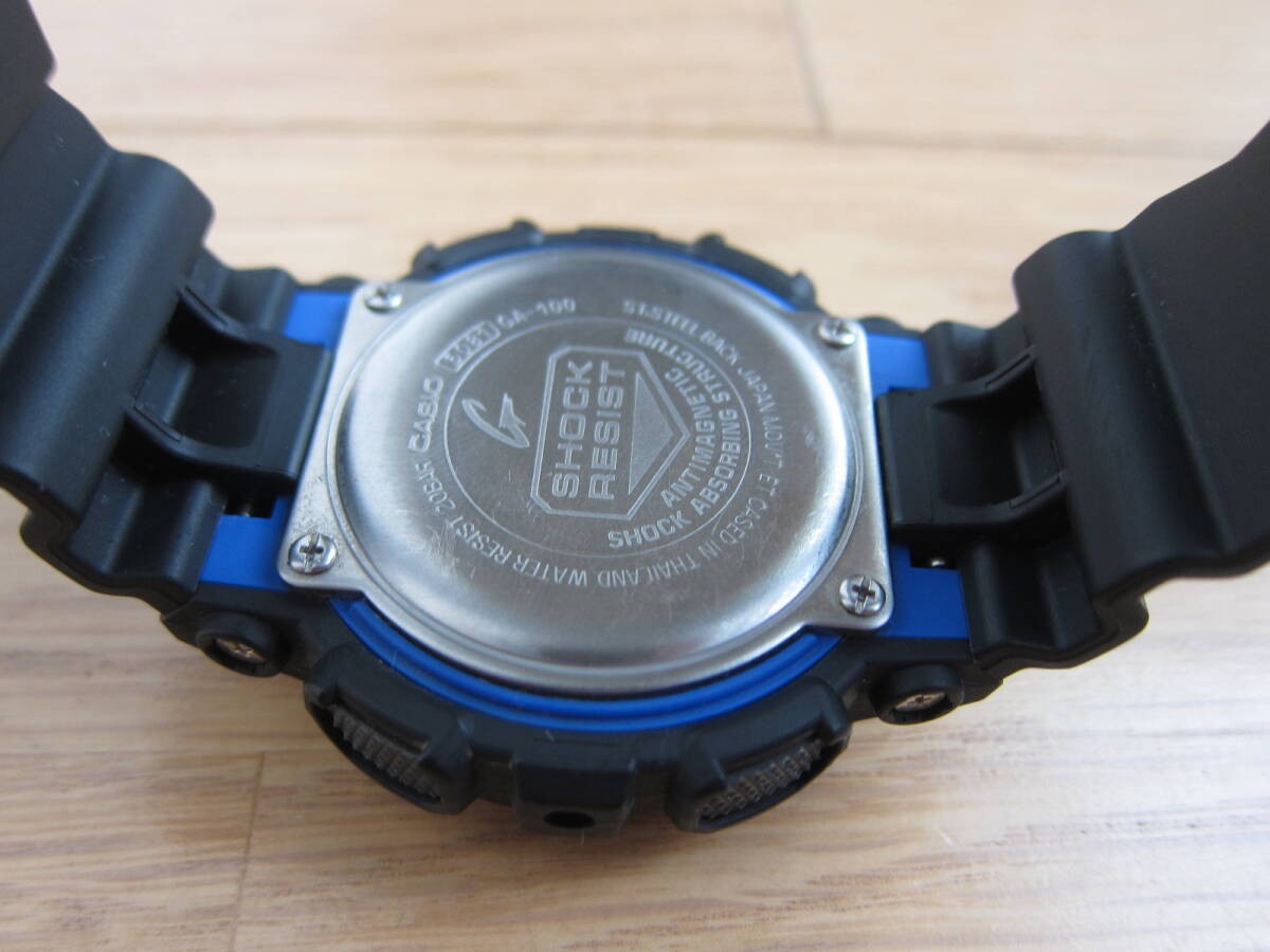 CASIO G-SHOCK GA-100-1A2JF [ANALOG-DIGITAL] Battery replaced and operation