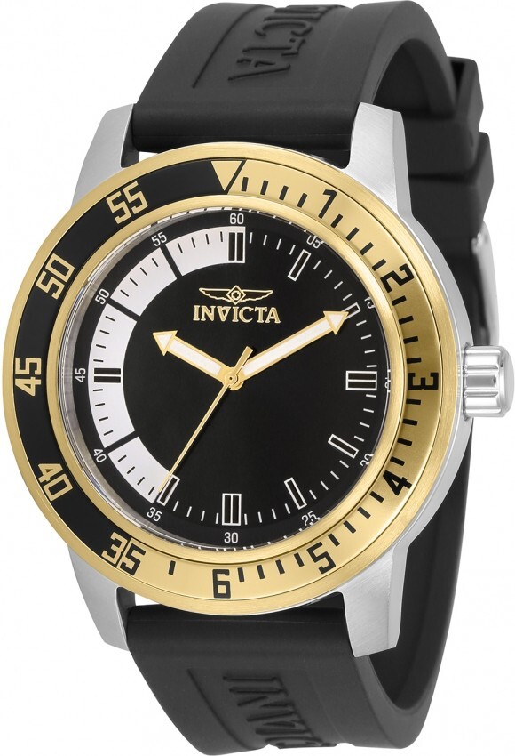 Invicta Men’s Watch – Model 34097 – 45mm – Black/Gold – MSRP $150