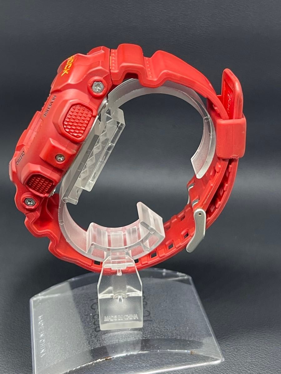 CASIO G SHOCK GA 110AC 4AJF Blue Red Series Red CASIO Ana Digi Red Quartz