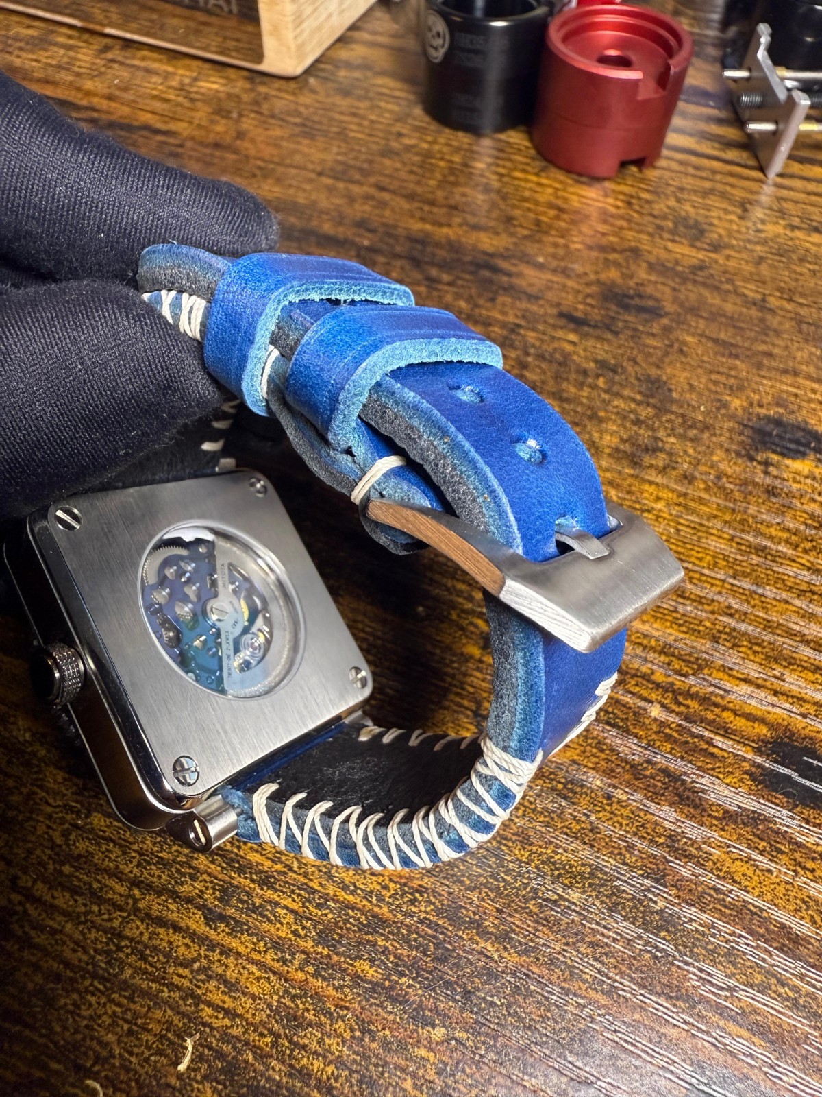 Custom Skeleton Automatic Watch | Handmade Mod | Miyota 8N24 | Sapphire