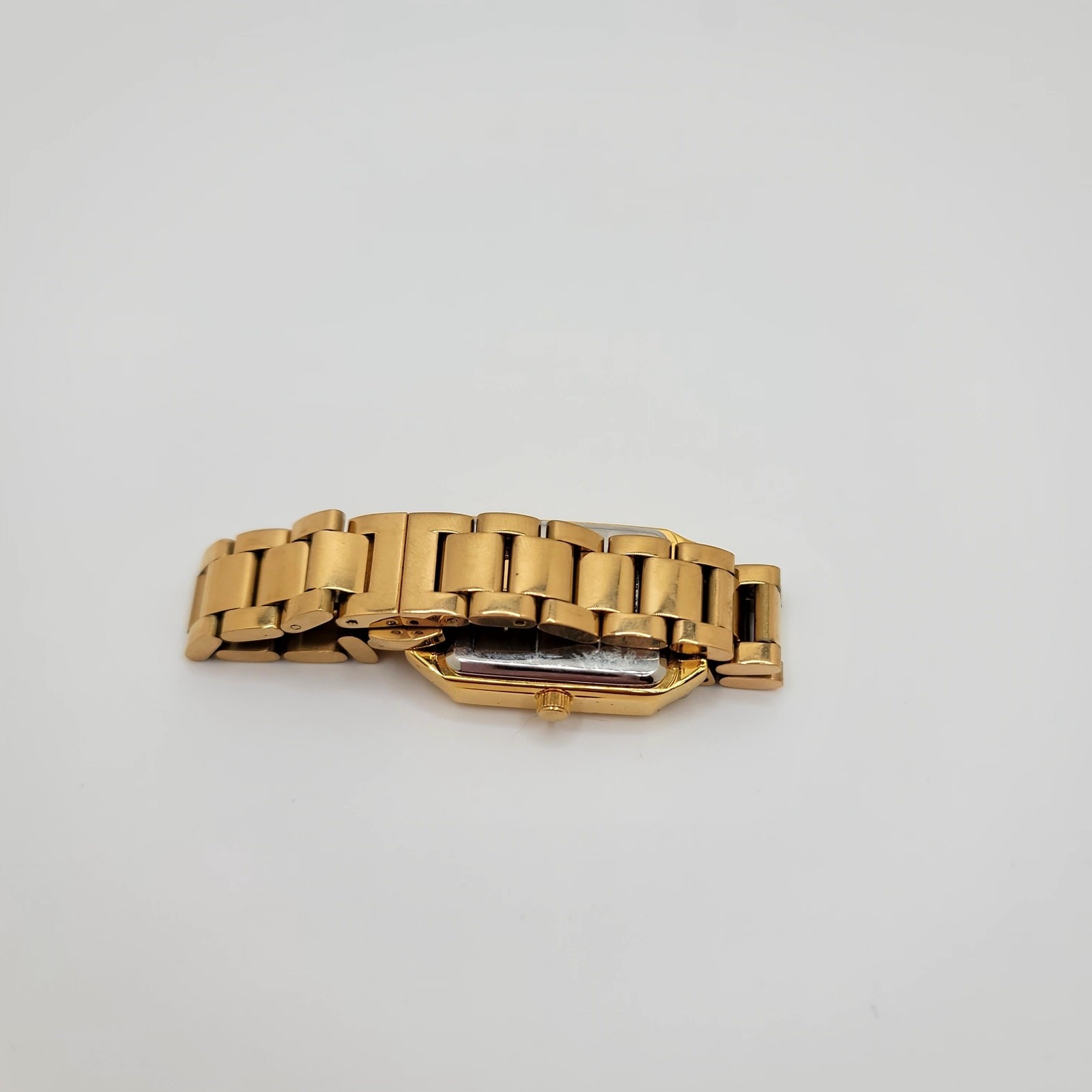 Lavaredo Gold-Tone Rectangular Quartz Bracelet Watch (new)