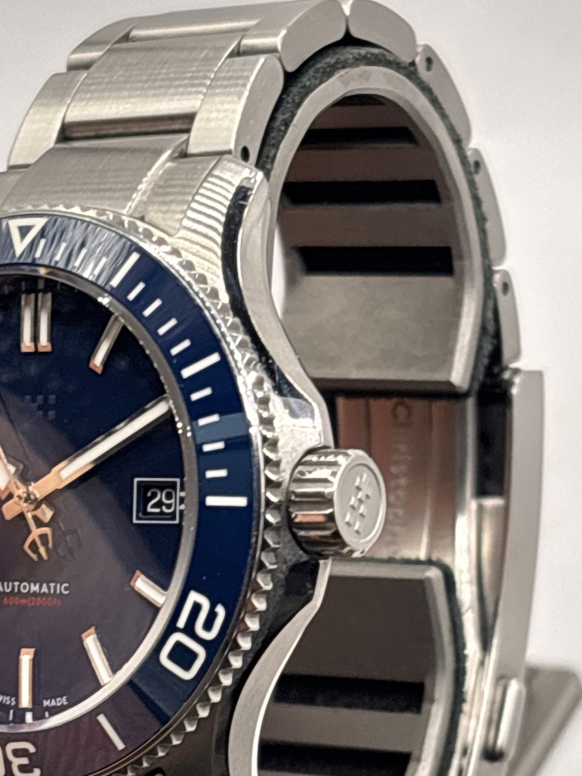 Christopher Ward C60 Trident Mk3 Pro 600 40mm blue (12/2019) WH1609