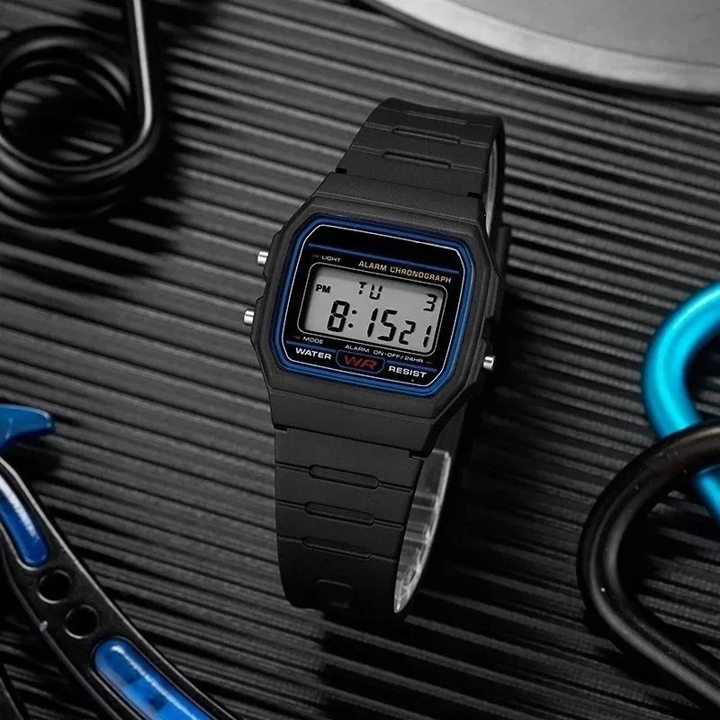 ✅ F91W Classic Digital Resin Strap Watch Chronograph Stopwatch Unisex Sport ✅